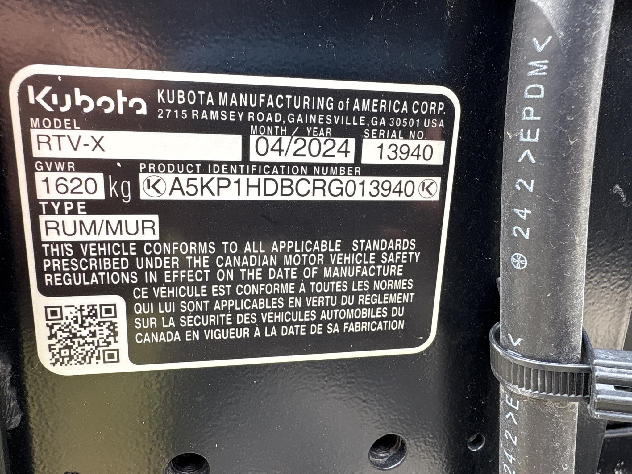  Kubota RTV-X ATVs and Utility Vehicle