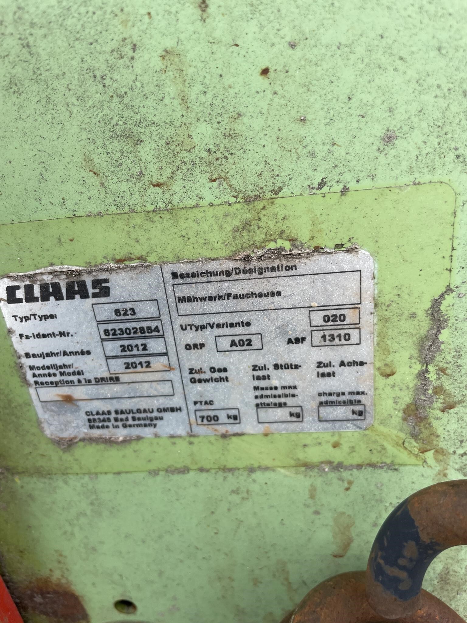 2012 Claas DISCO 9100C Mower Conditioner