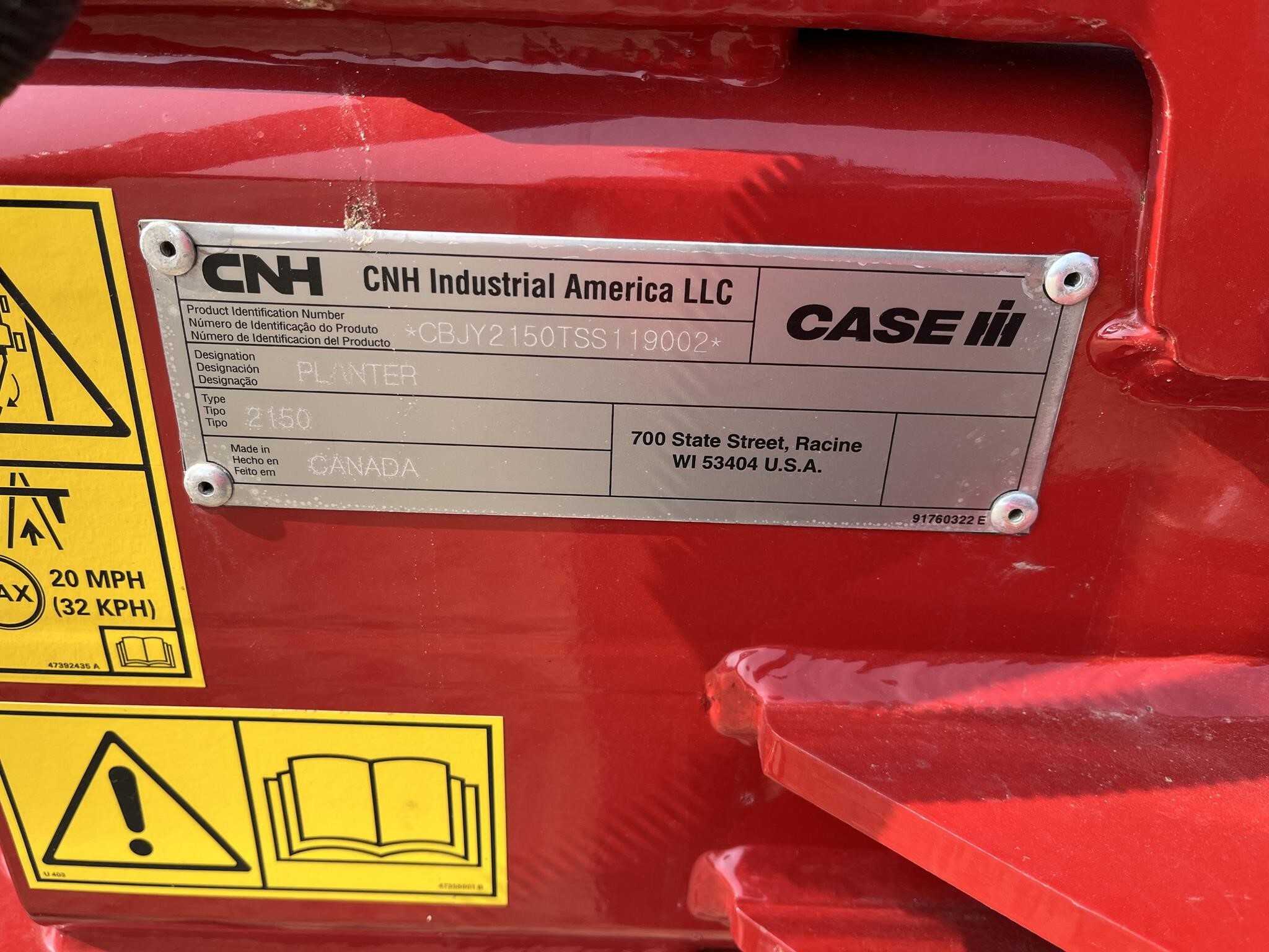 2026 Case IH 2150 Planter