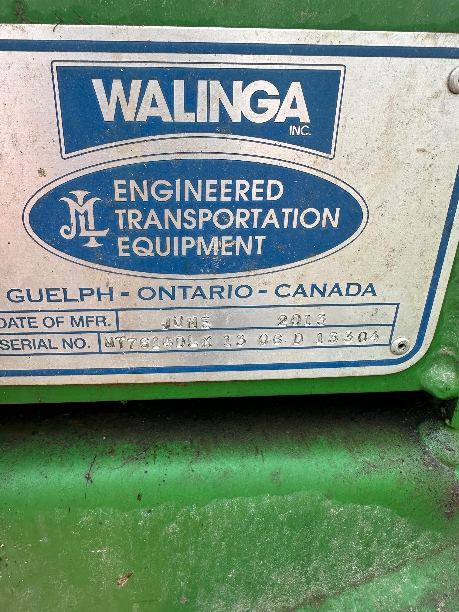 2014 Walinga AGRI-VAC 7614DLX Grain Vac