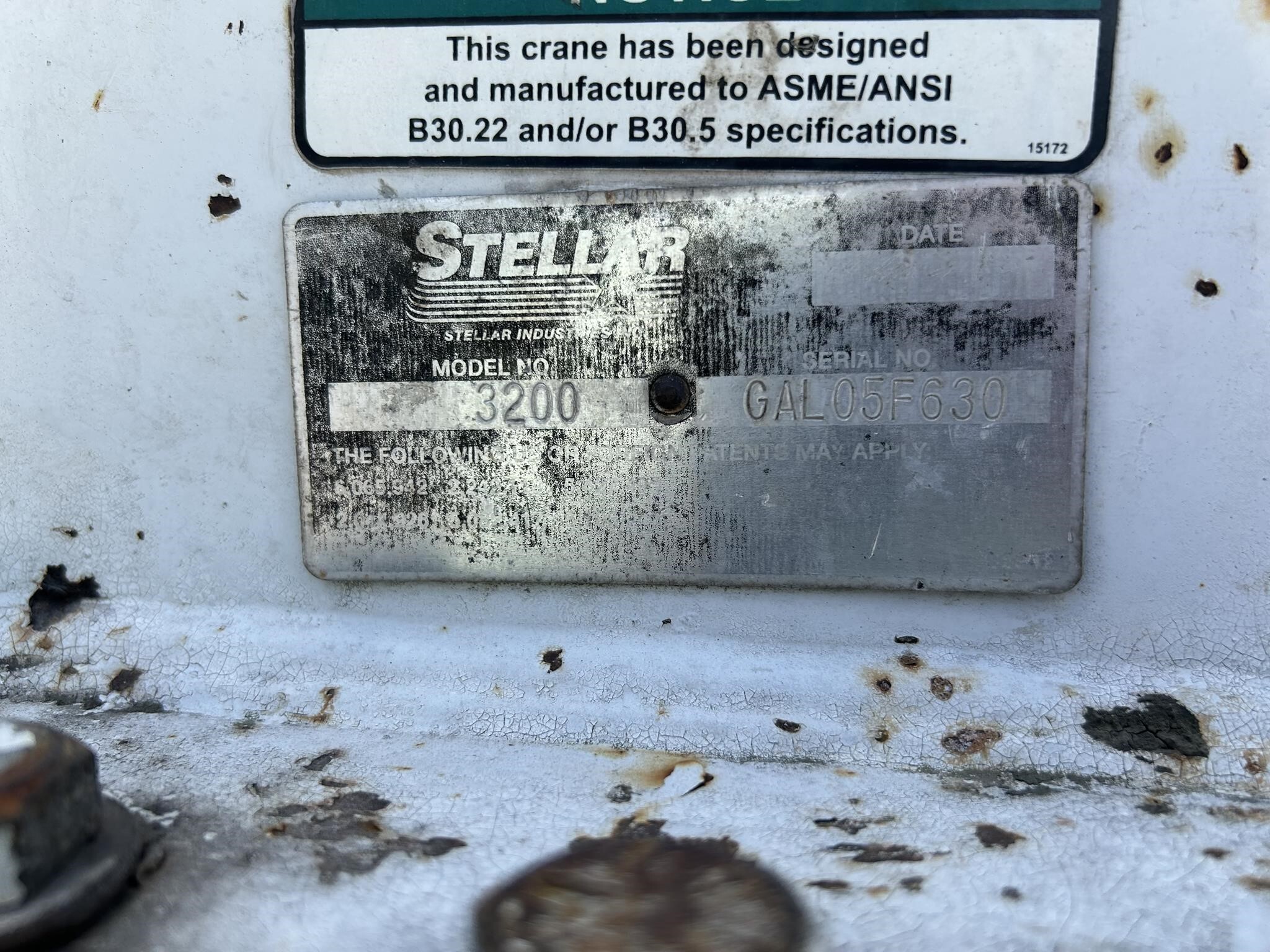 2006 STELLAR 3200 Crane