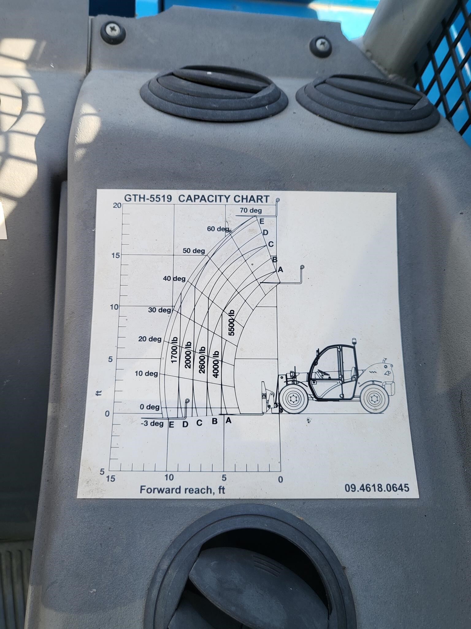 2007 Genie GTH5519 Telehandler
