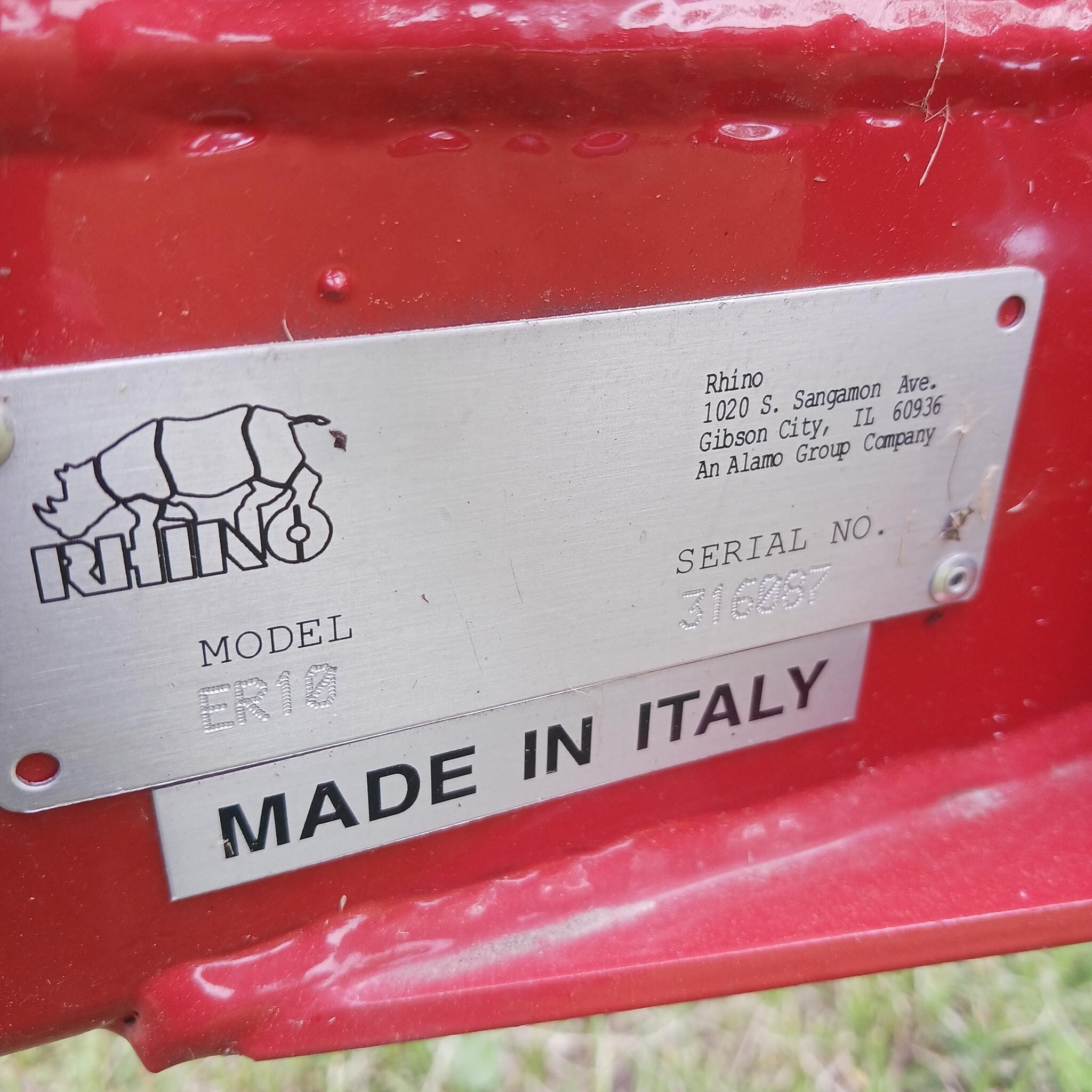 2022 Rhino ER10 Rake