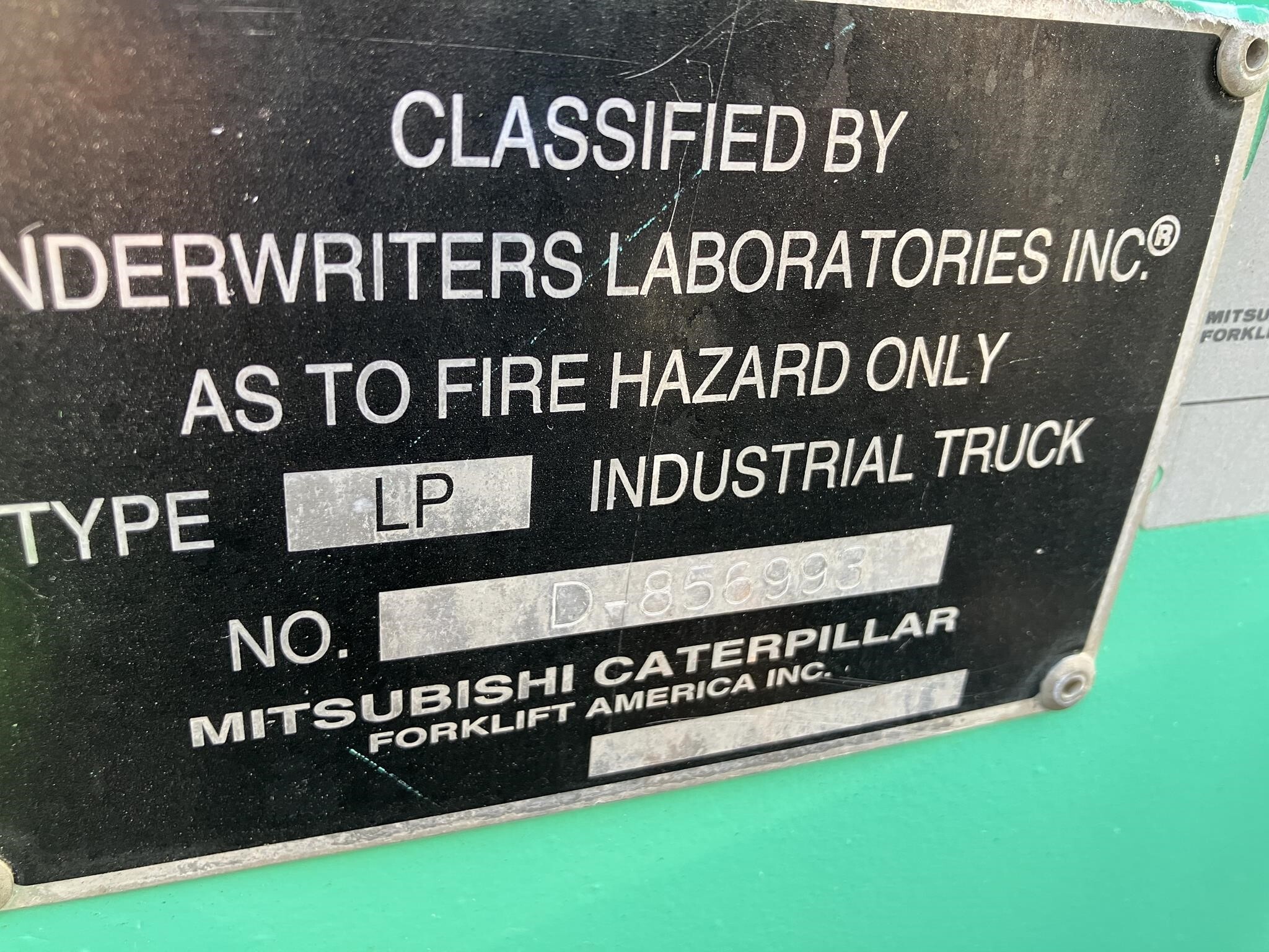 1999 Mitsubishi FG35 Forklift