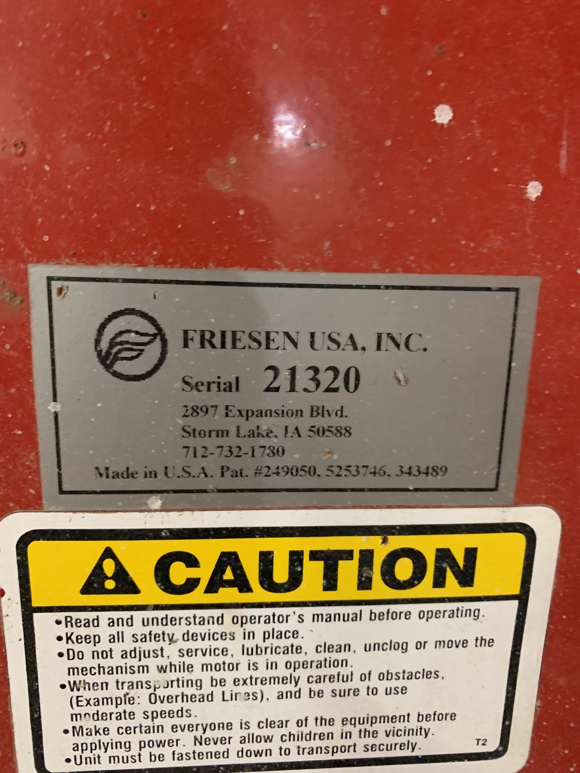 2003 Friesen 240 Seed Tender