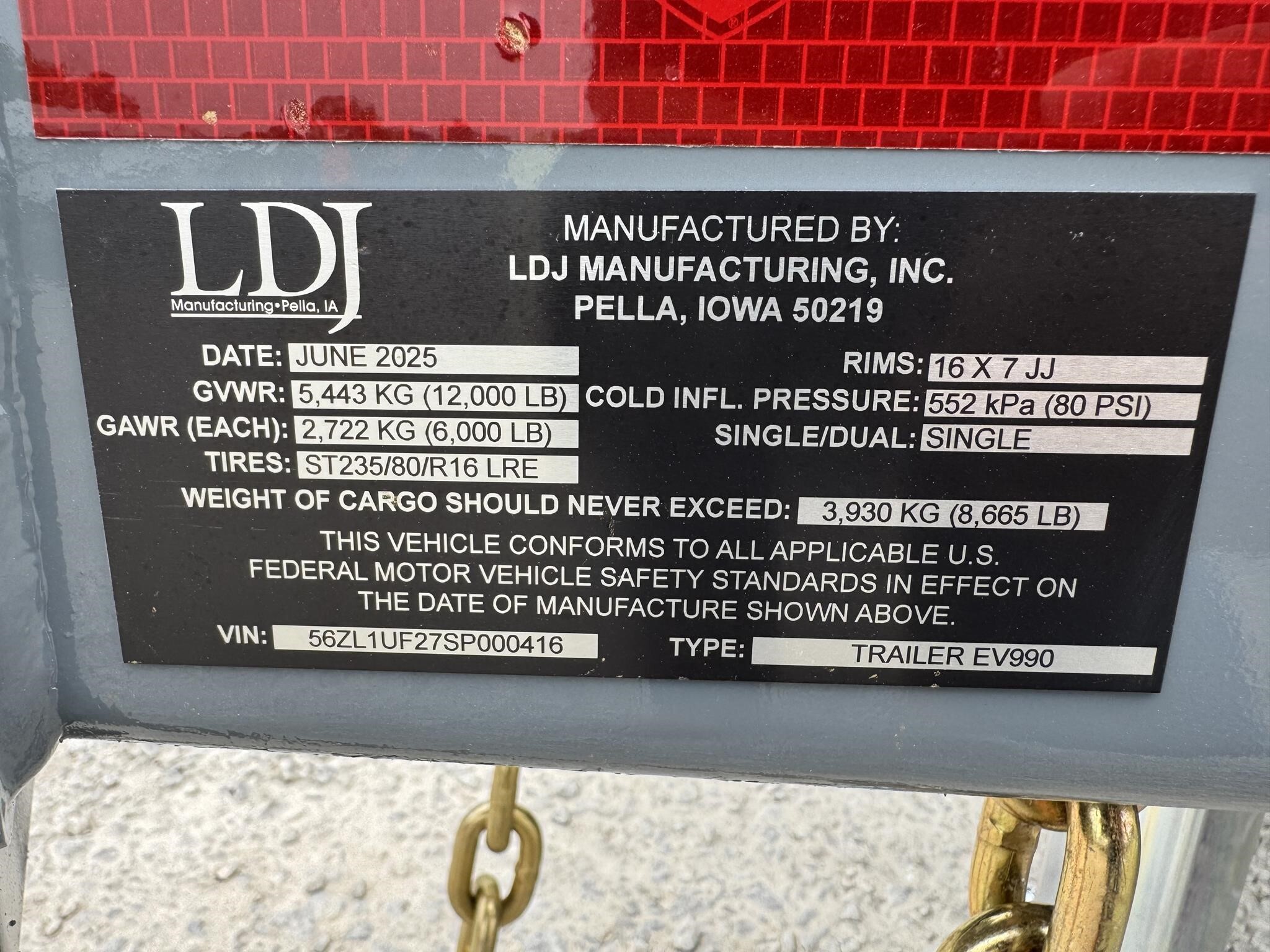 2025 Thunder Creek EV990 Fuel Trucks/Trailer