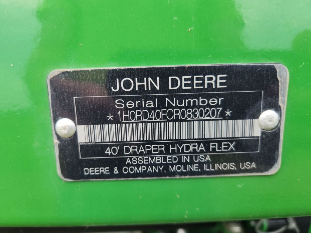 2024 John Deere RD40F Platform