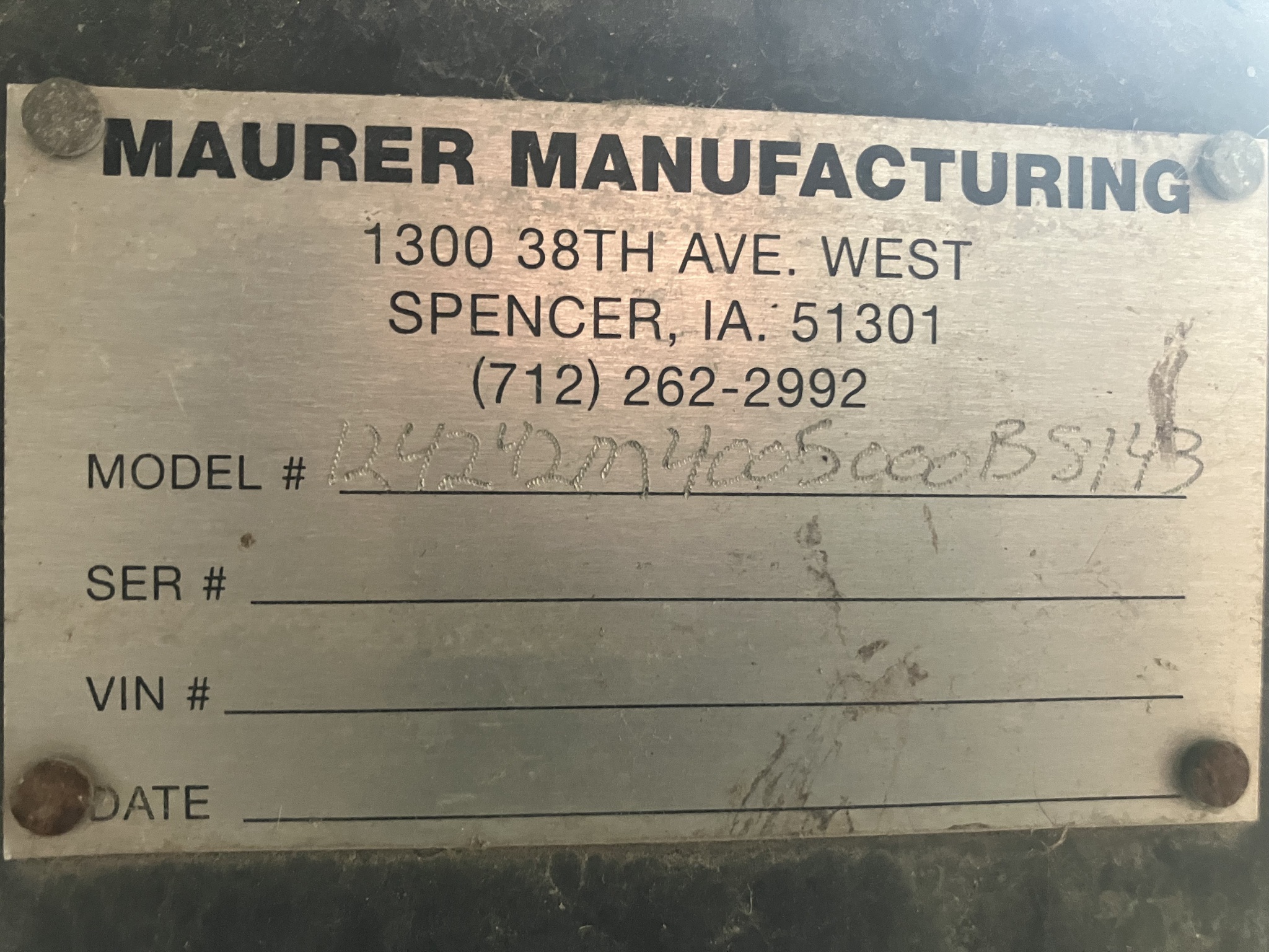 2012 Maurer M42 Header Trailer