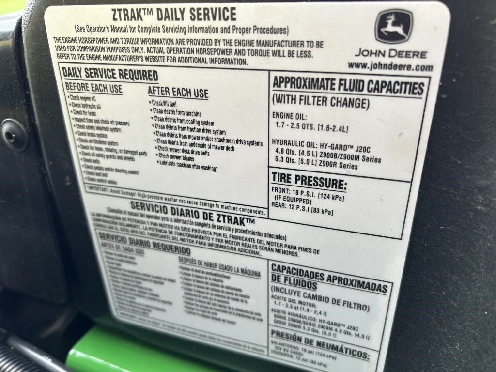 2023 John Deere Z960M Lawn Mower