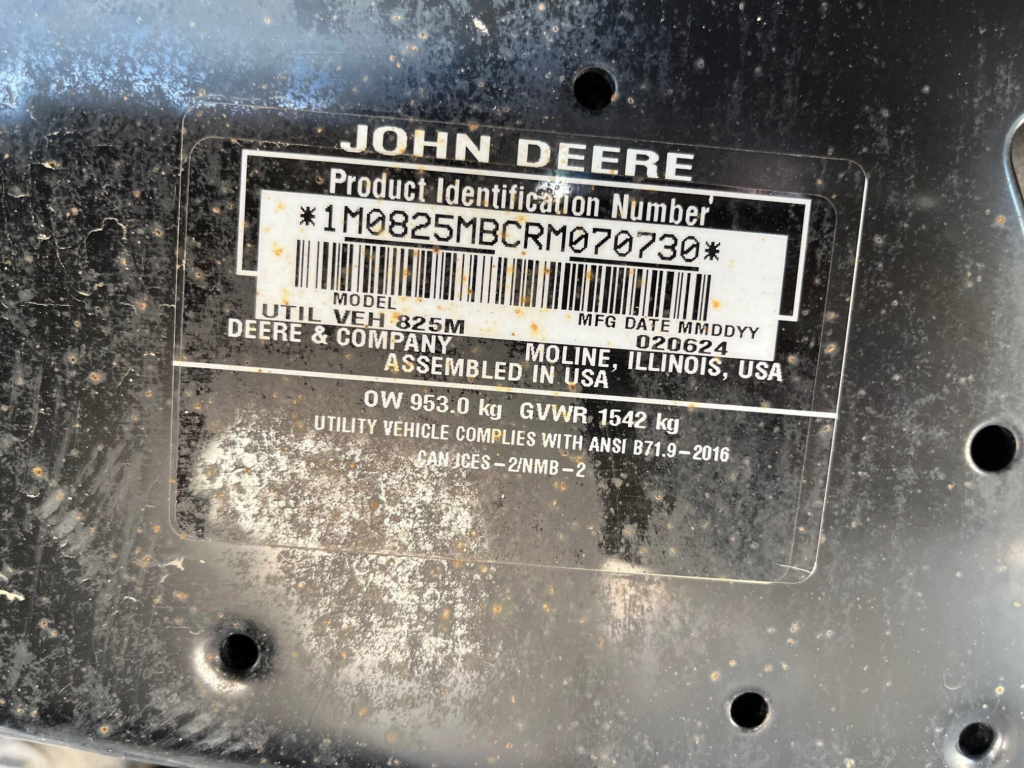 2024 John Deere XUV 825M S4 ATVs and Utility Vehicle