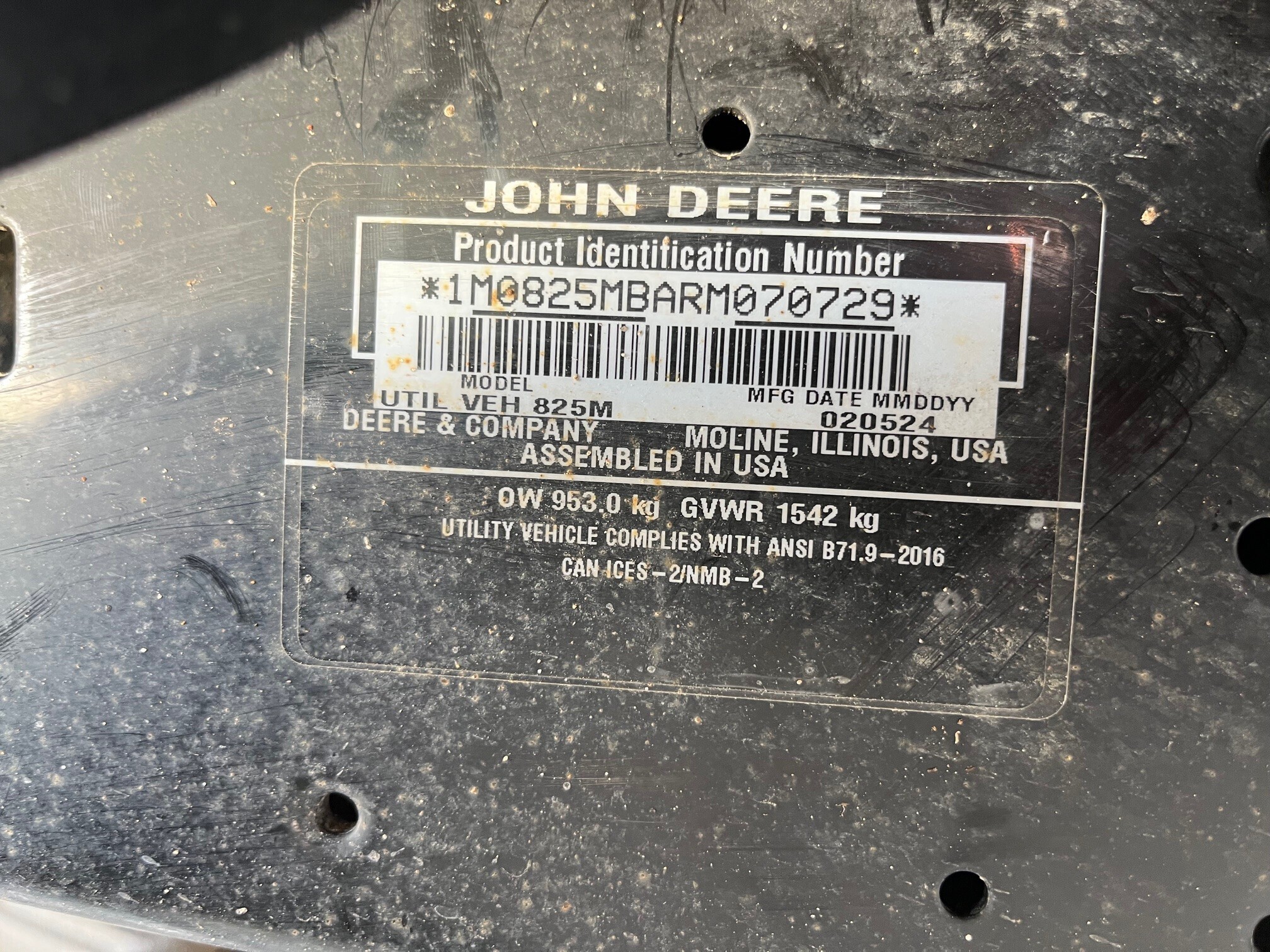 2024 John Deere XUV 825M S4 ATVs and Utility Vehicle