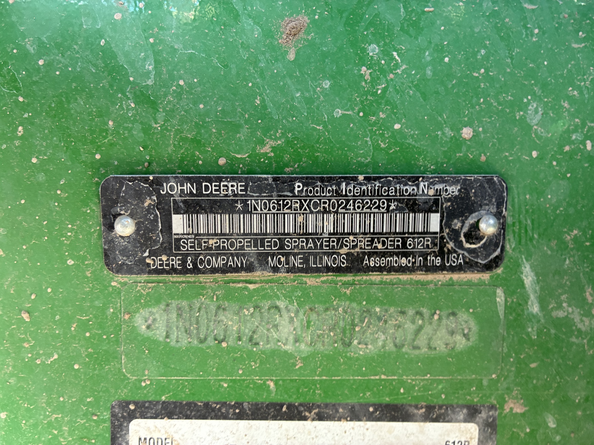 2024 John Deere 612R Self-Propelled Sprayer