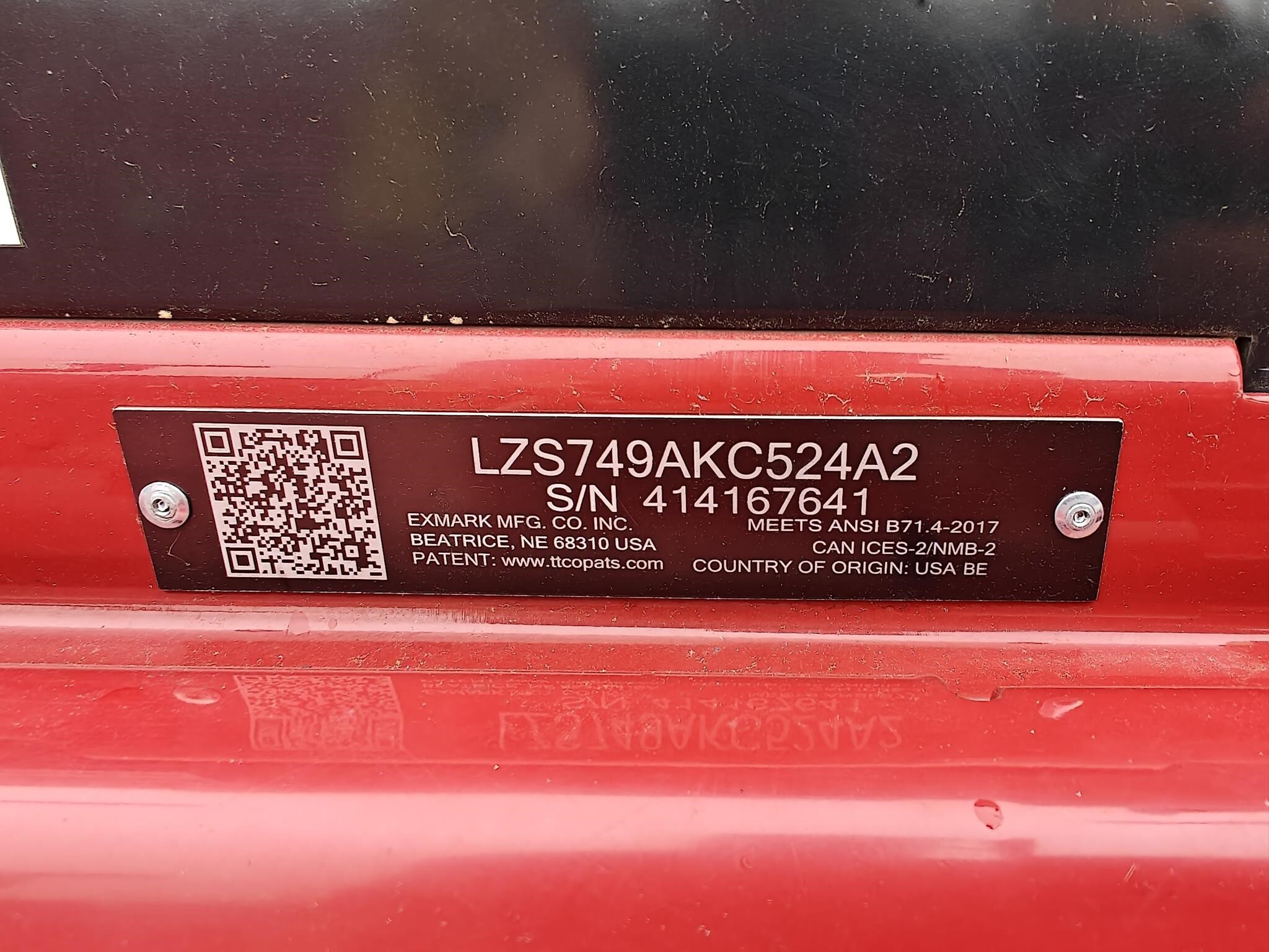 2023 Exmark LZS749AKC524A2 Lawn Mower