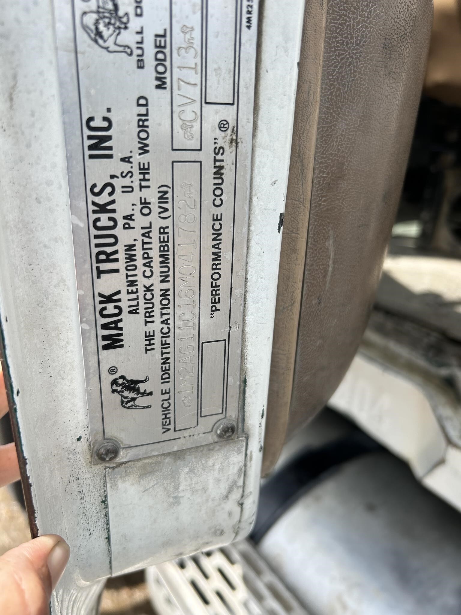 2006 Mack Granite CV713 Dump Trucks/Trailer