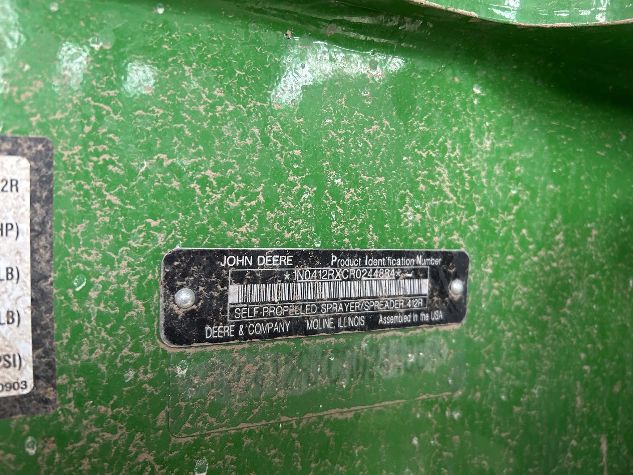 2024 John Deere 412R Self-Propelled Sprayer