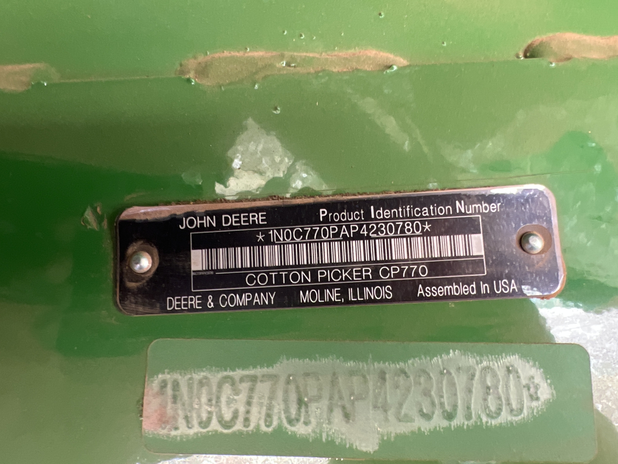 2023 John Deere CP770 Cotton Equipment