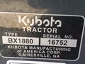  Kubota BX1880 Tractor