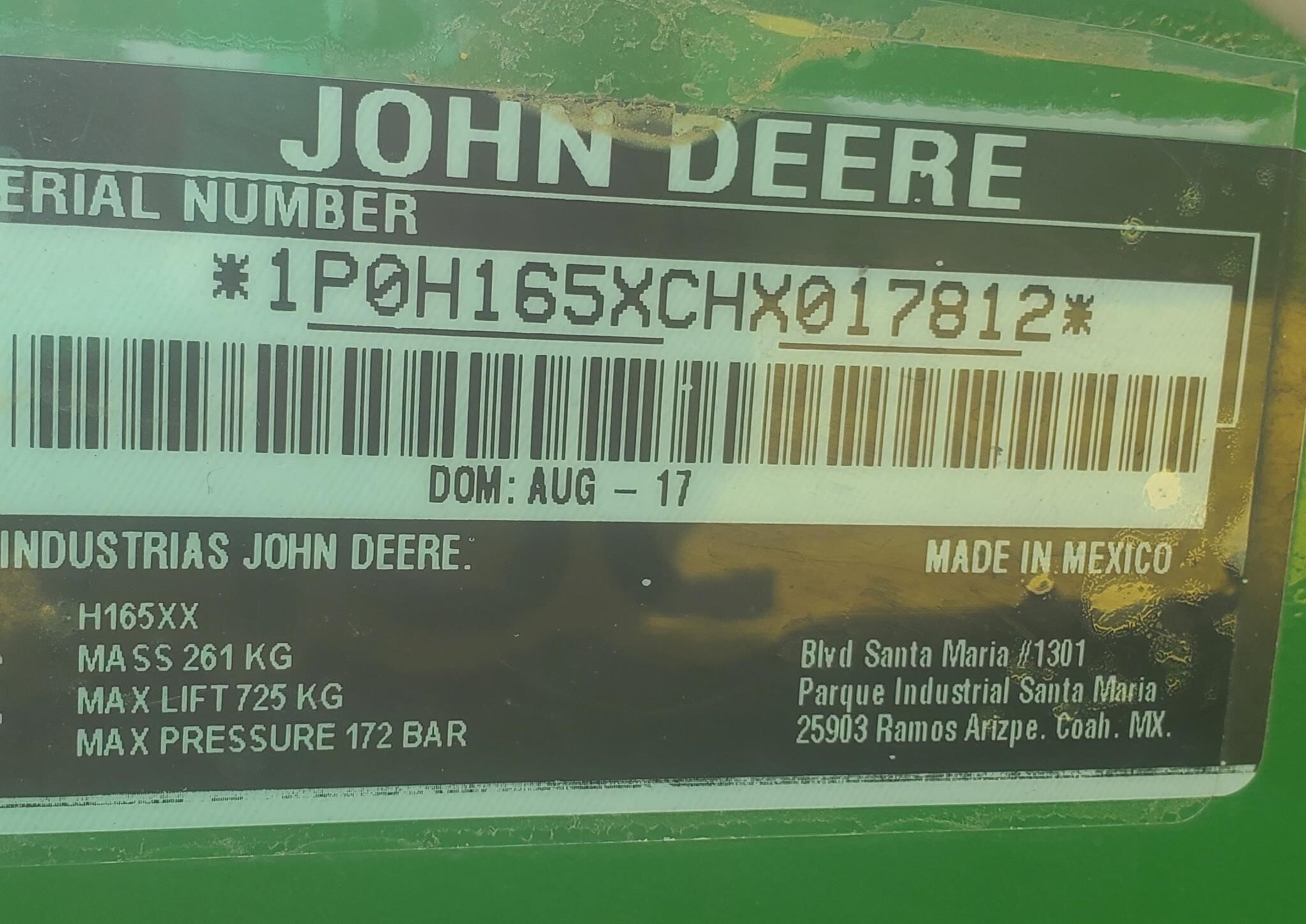  John Deere 3039R Tractor