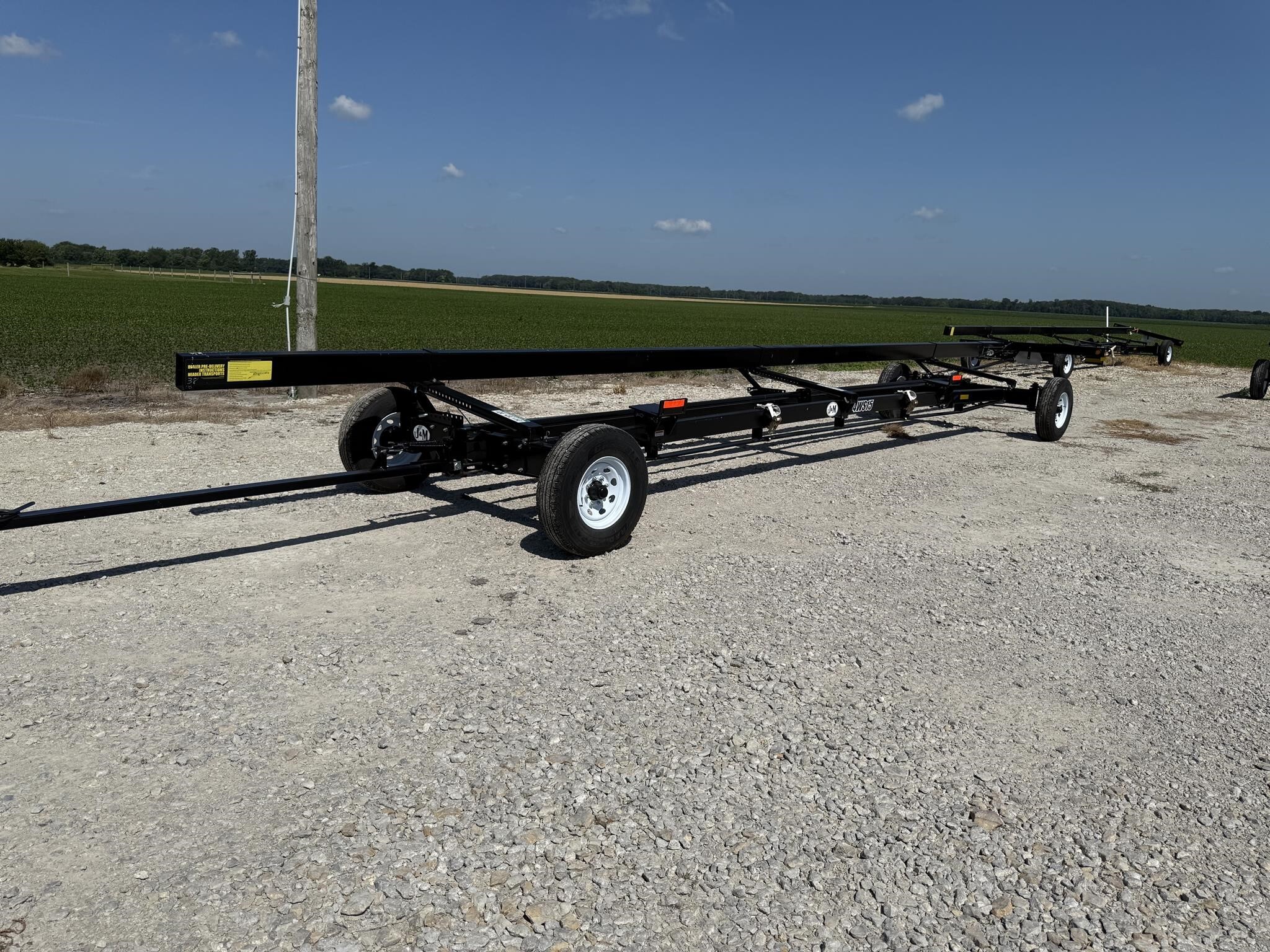  J&M 4WS15-38 Header Trailer