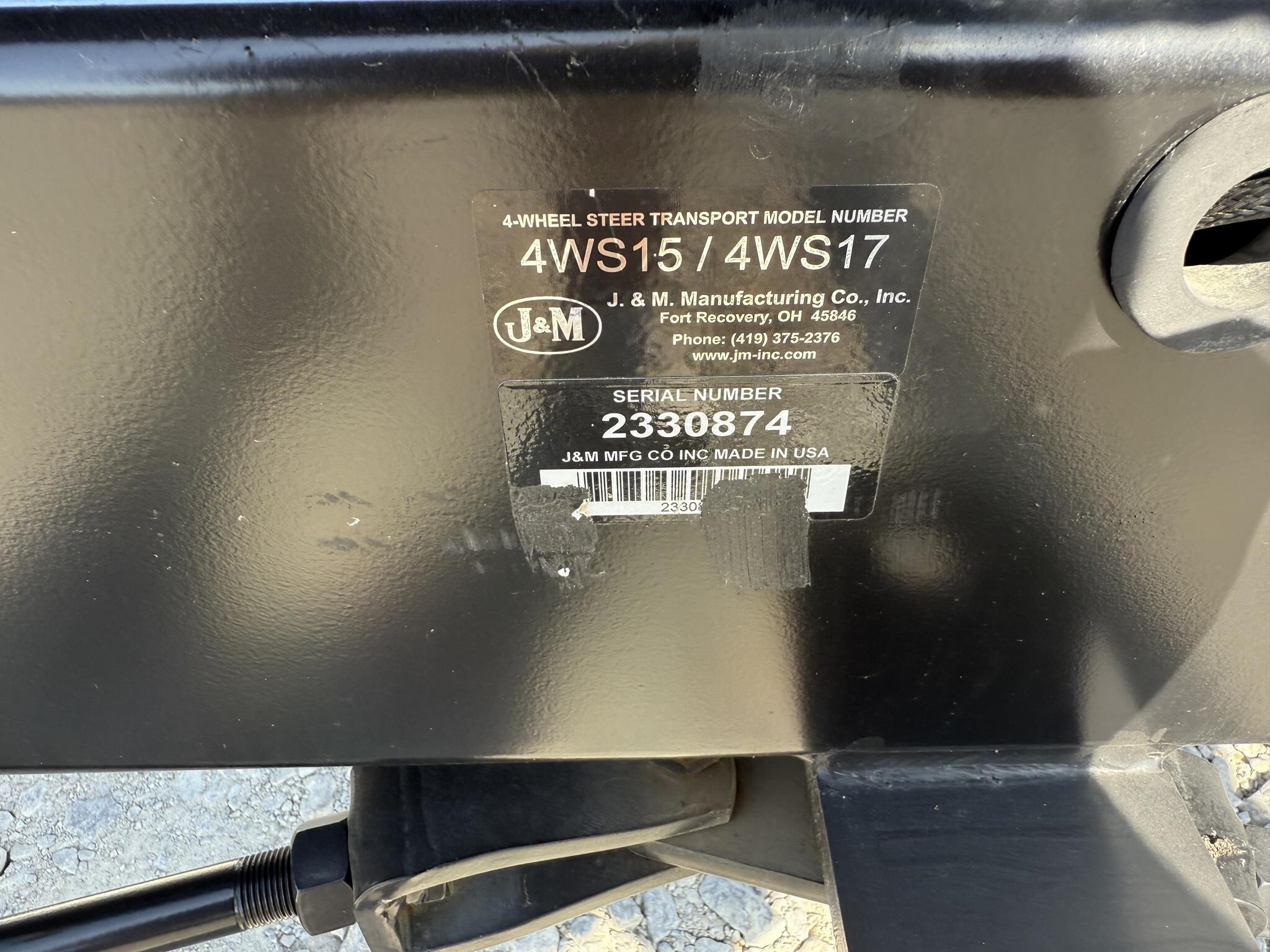  J&M 4WS17-48 Header Trailer