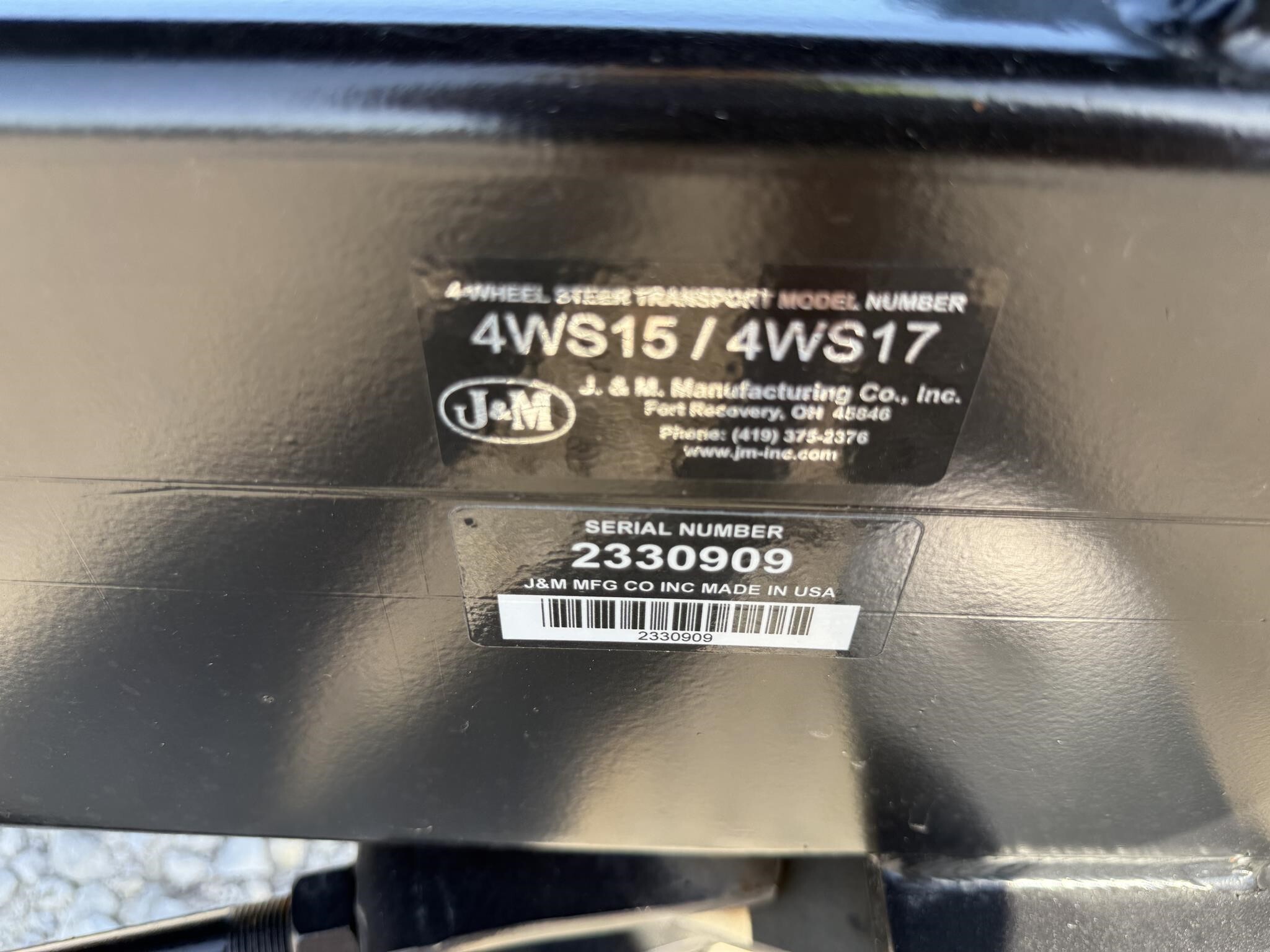  J&M 4WS17-48 Header Trailer