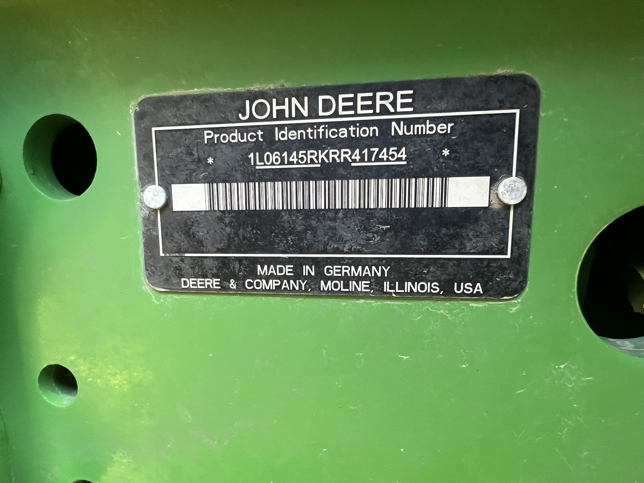 2024 John Deere 6R 145 Tractor