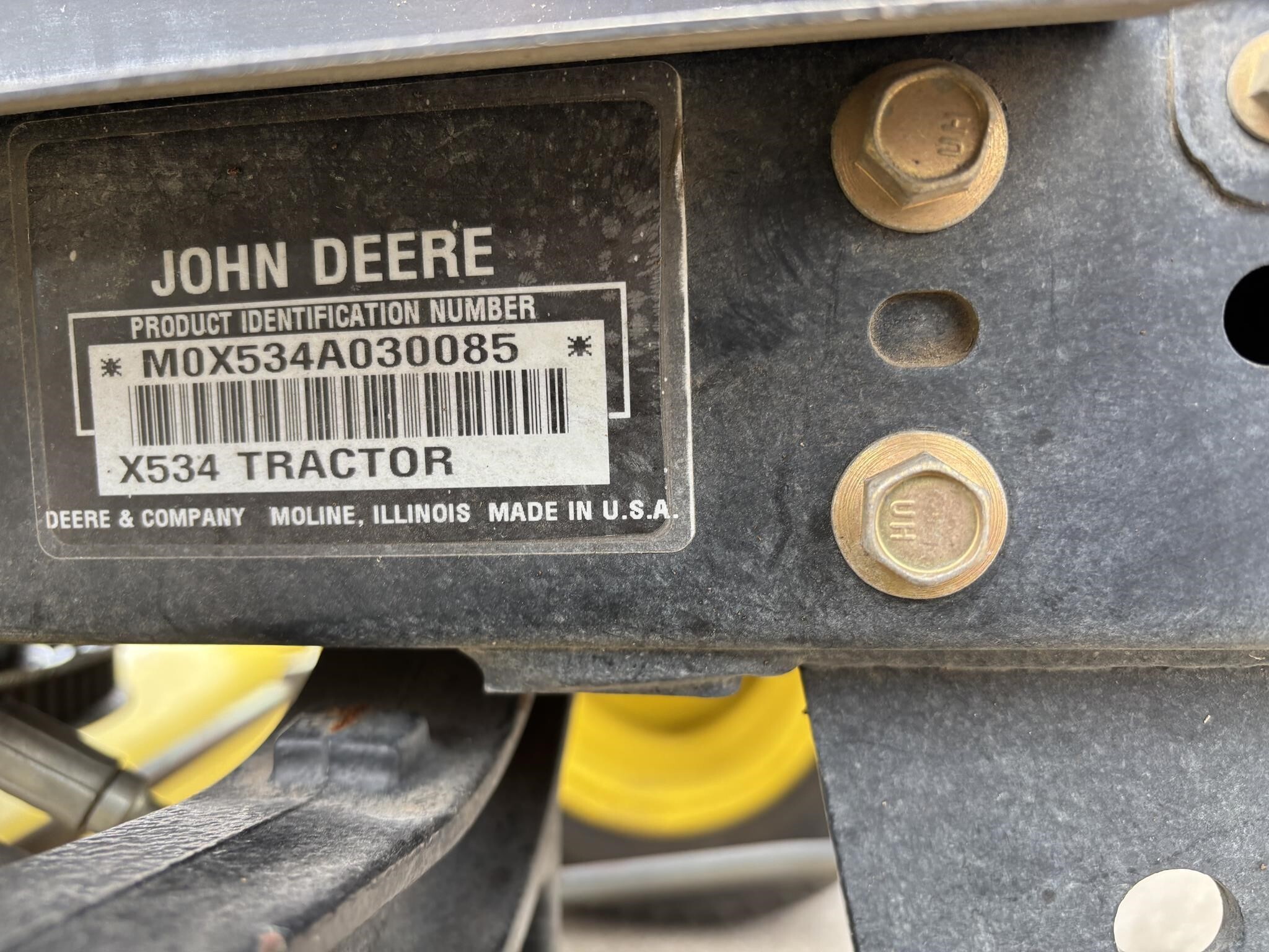 2007 John Deere X534 Lawn Mower