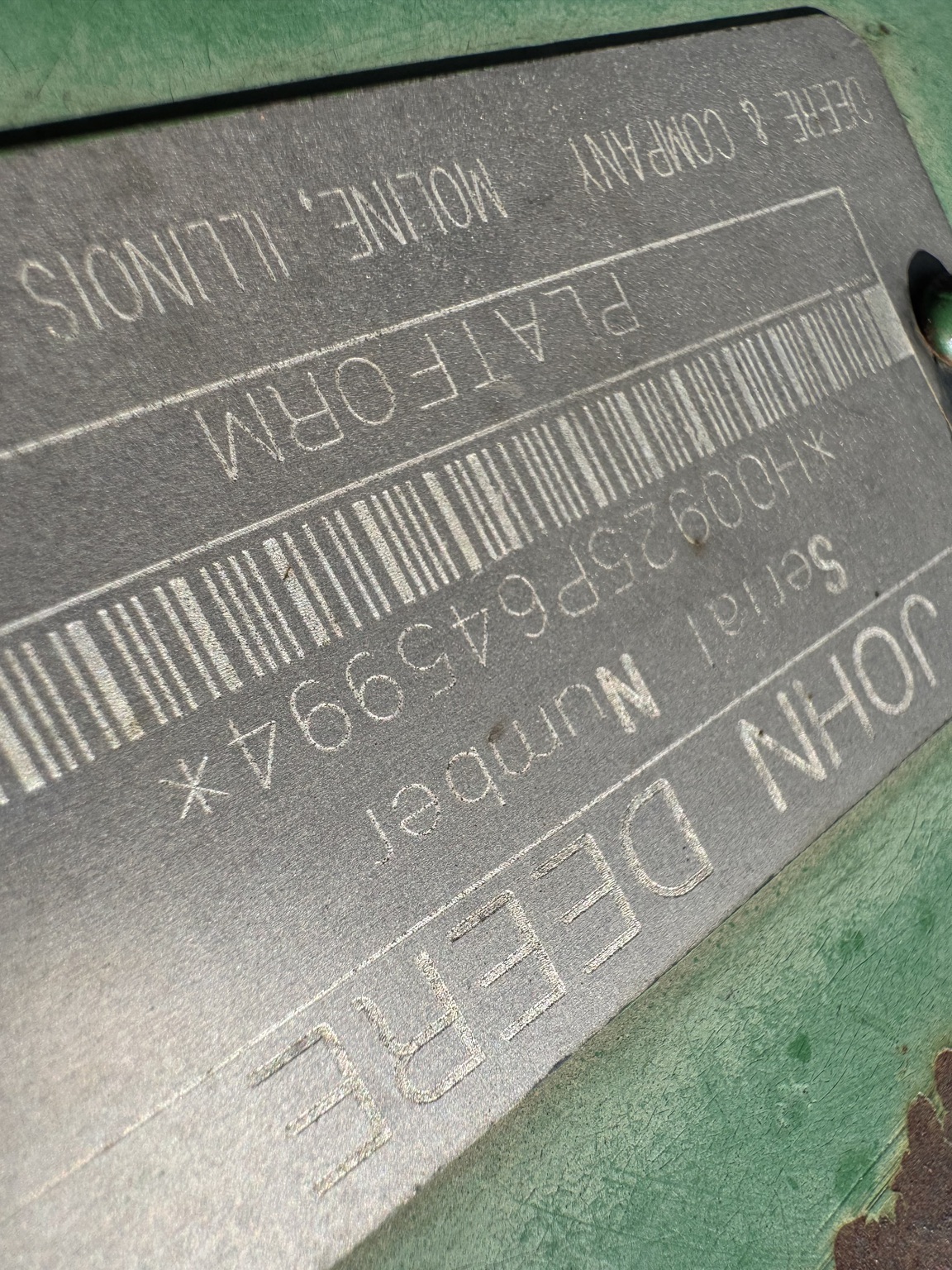 1992 John Deere 925 Platform