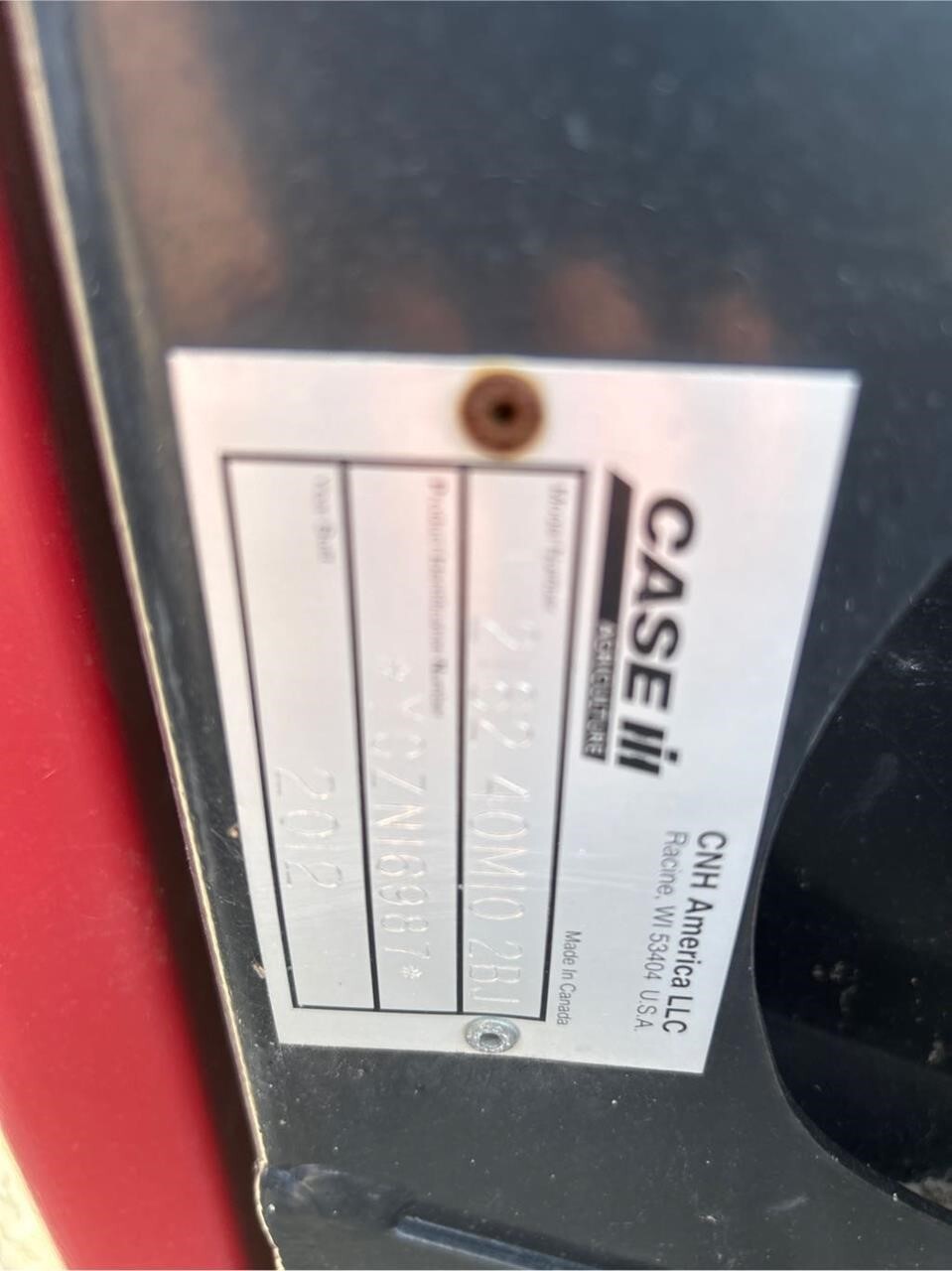 2012 Case IH 2162 Platform