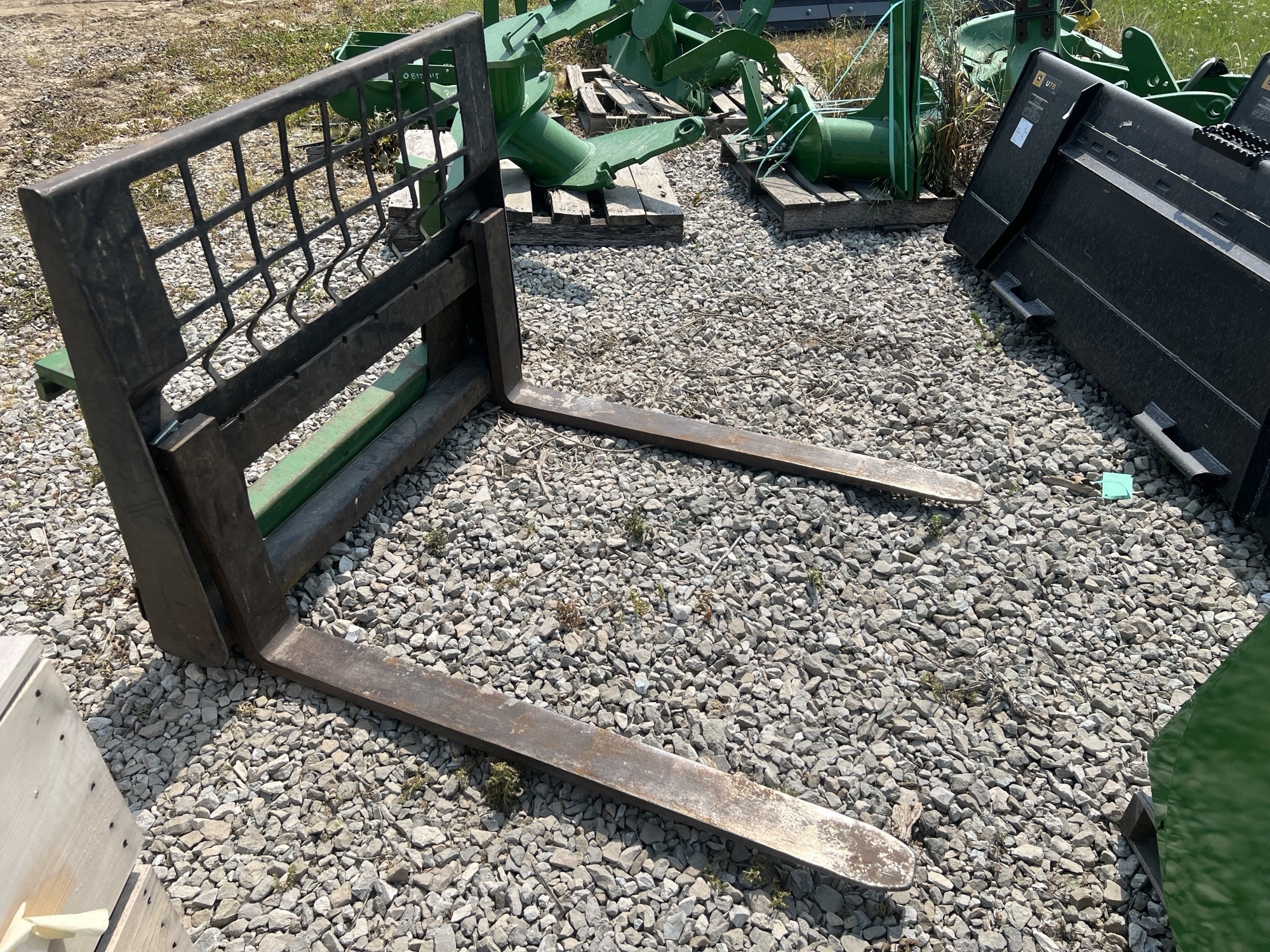 John Deere Forks Loader and Skid Steer Attachment