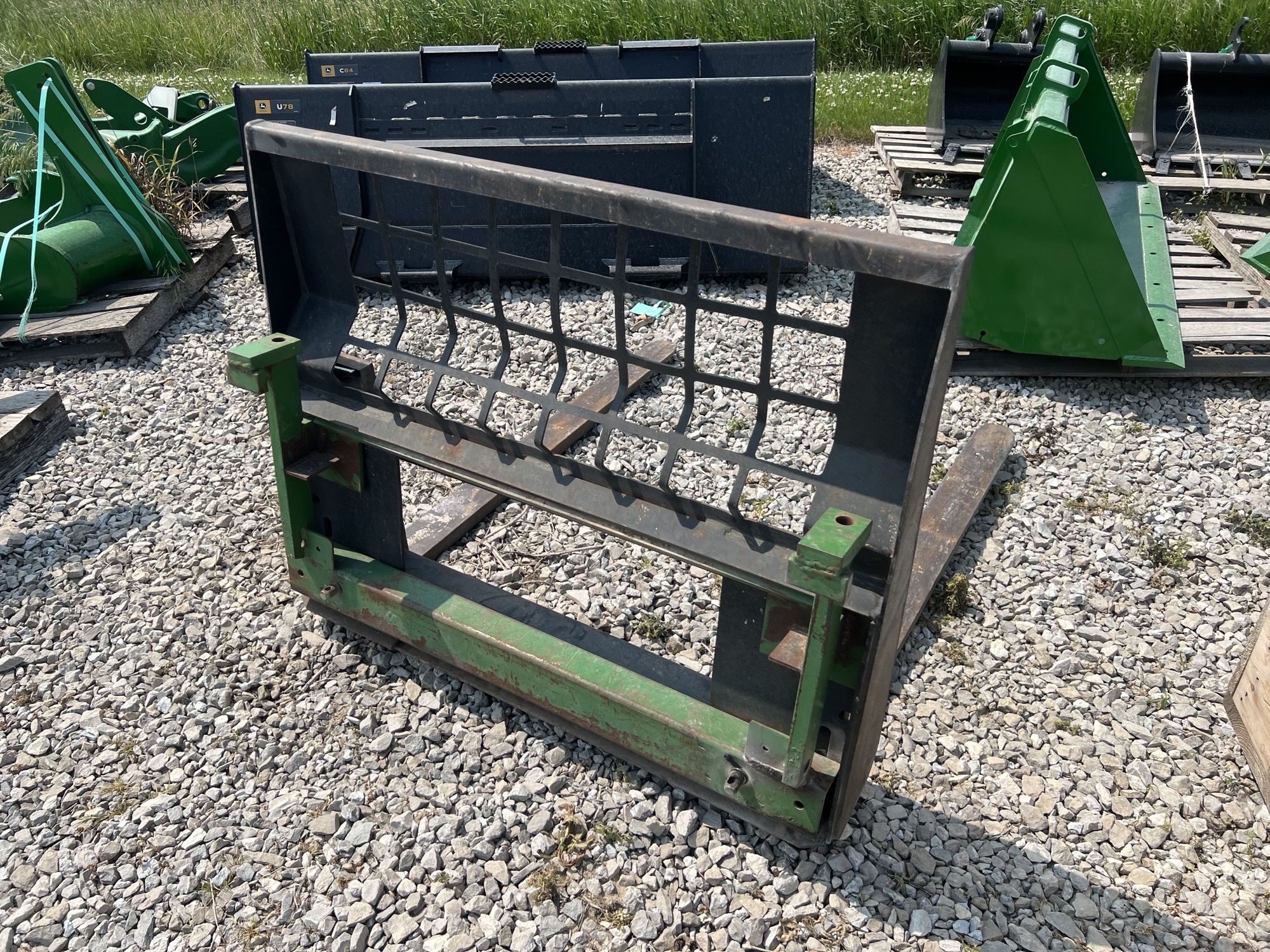  John Deere Forks Loader and Skid Steer Attachment