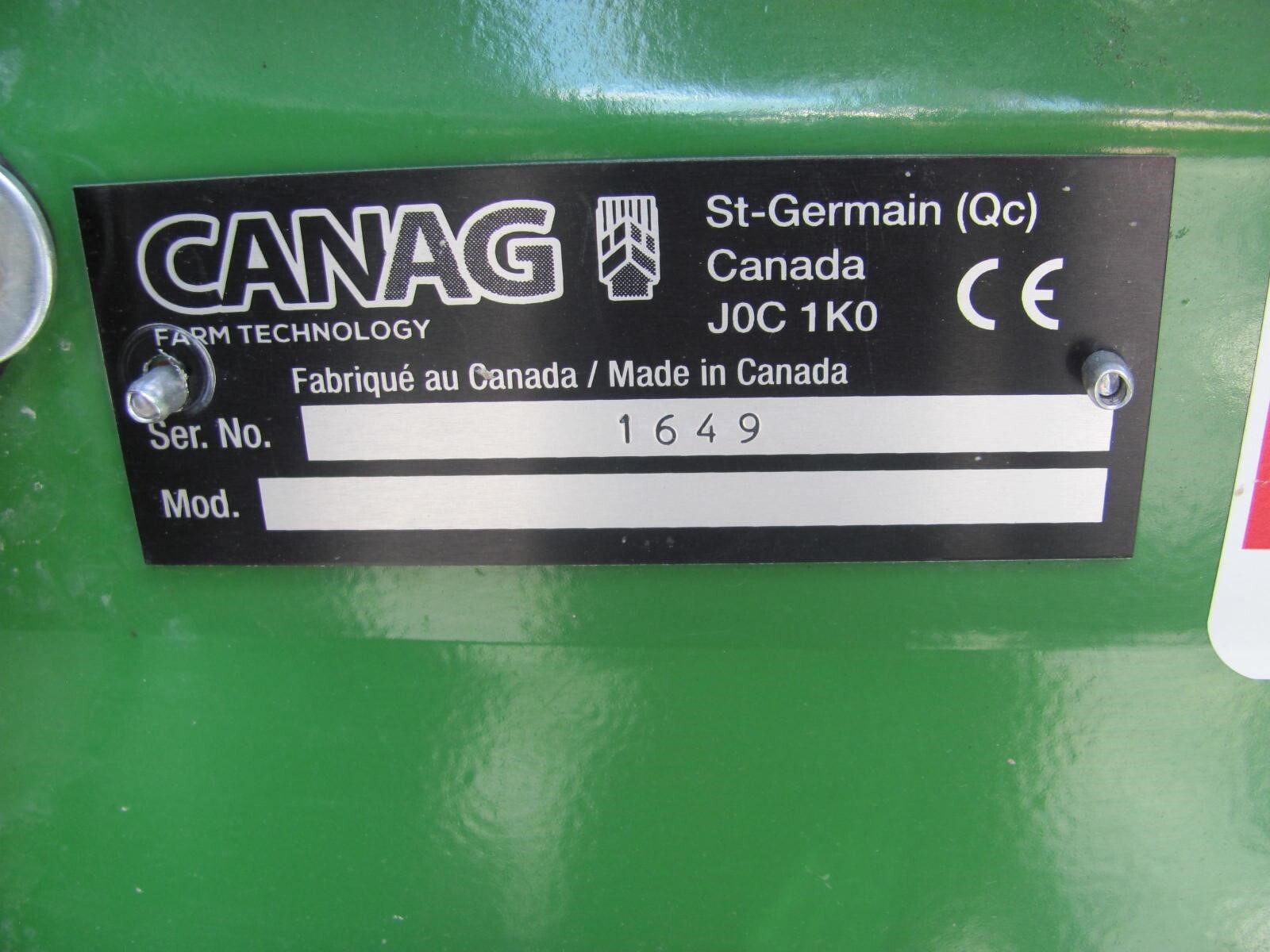 2025 CANAG FARM TECHNOLOGY PROLINER 3 Bale Wrapper