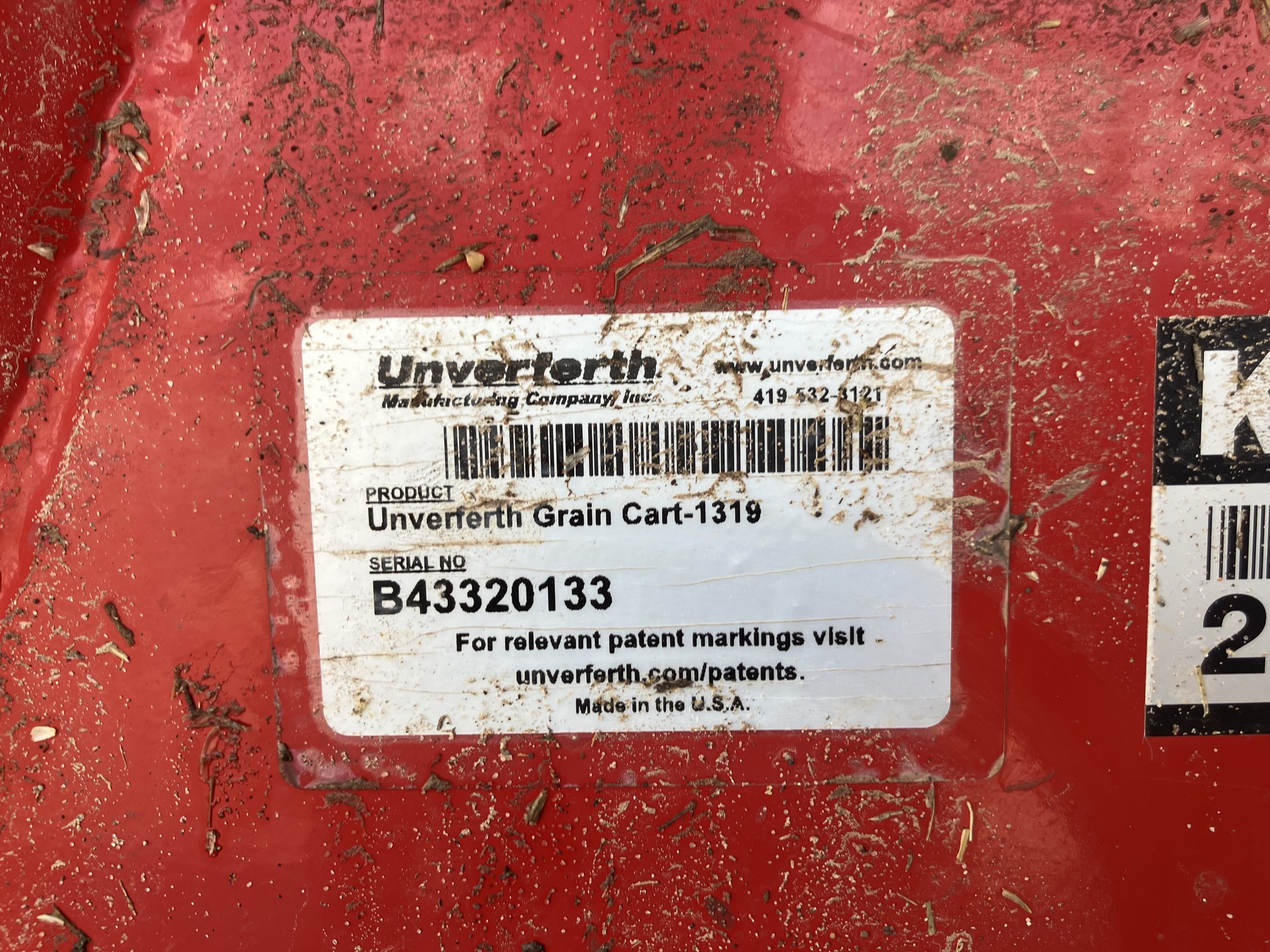 2023 Unverferth 1319 Grain Cart