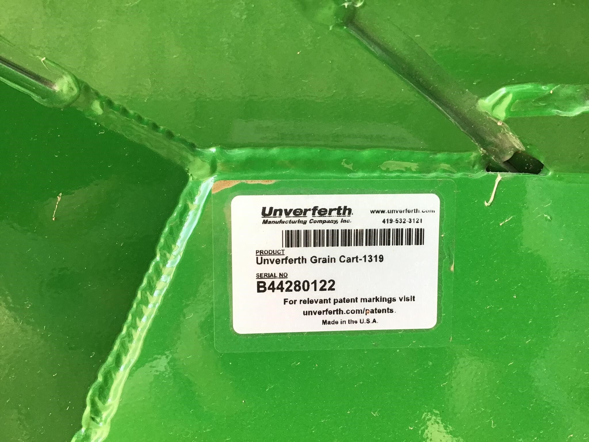 2024 Unverferth 1319 Grain Cart