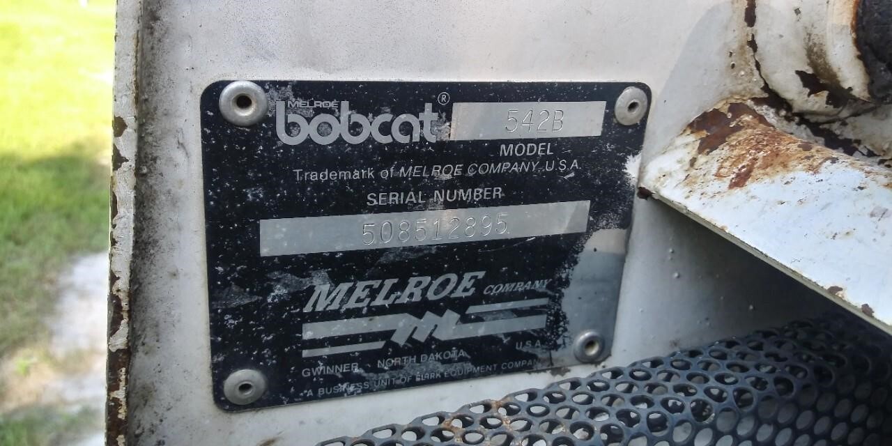 1993 Bobcat 542B Skid Steer