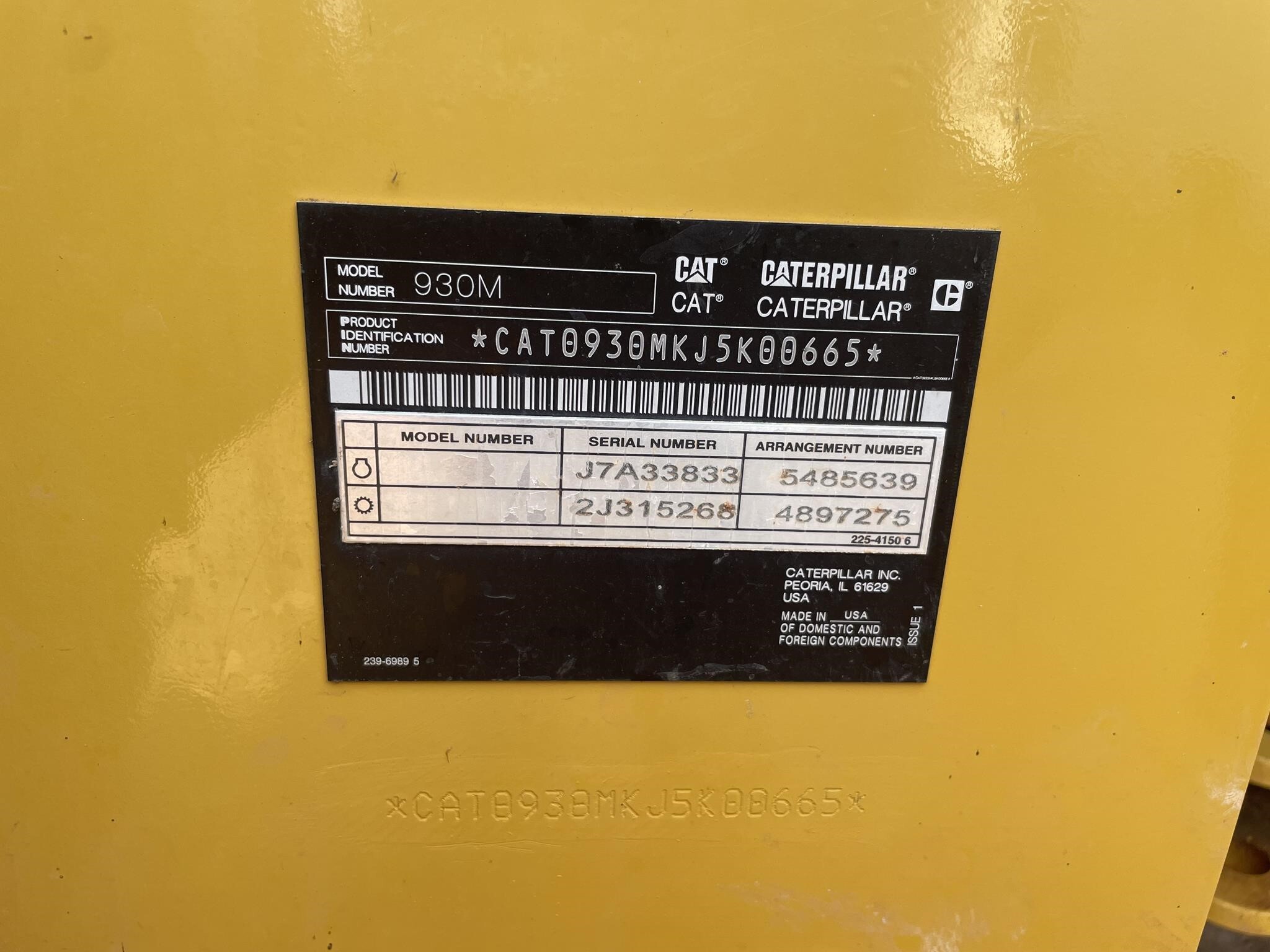 2025 Caterpillar 930M Miscellaneous