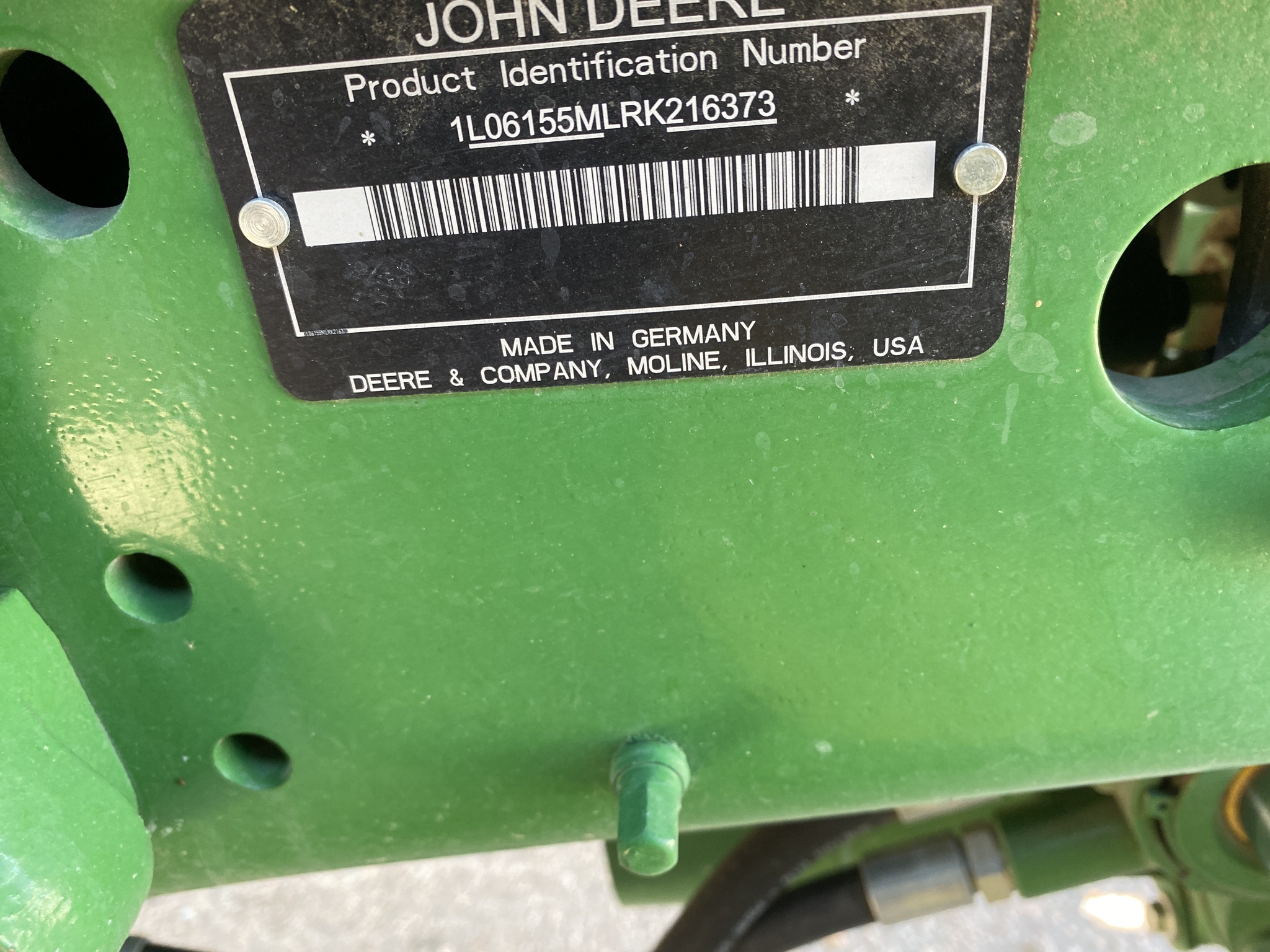 2024 John Deere 6155M Tractor