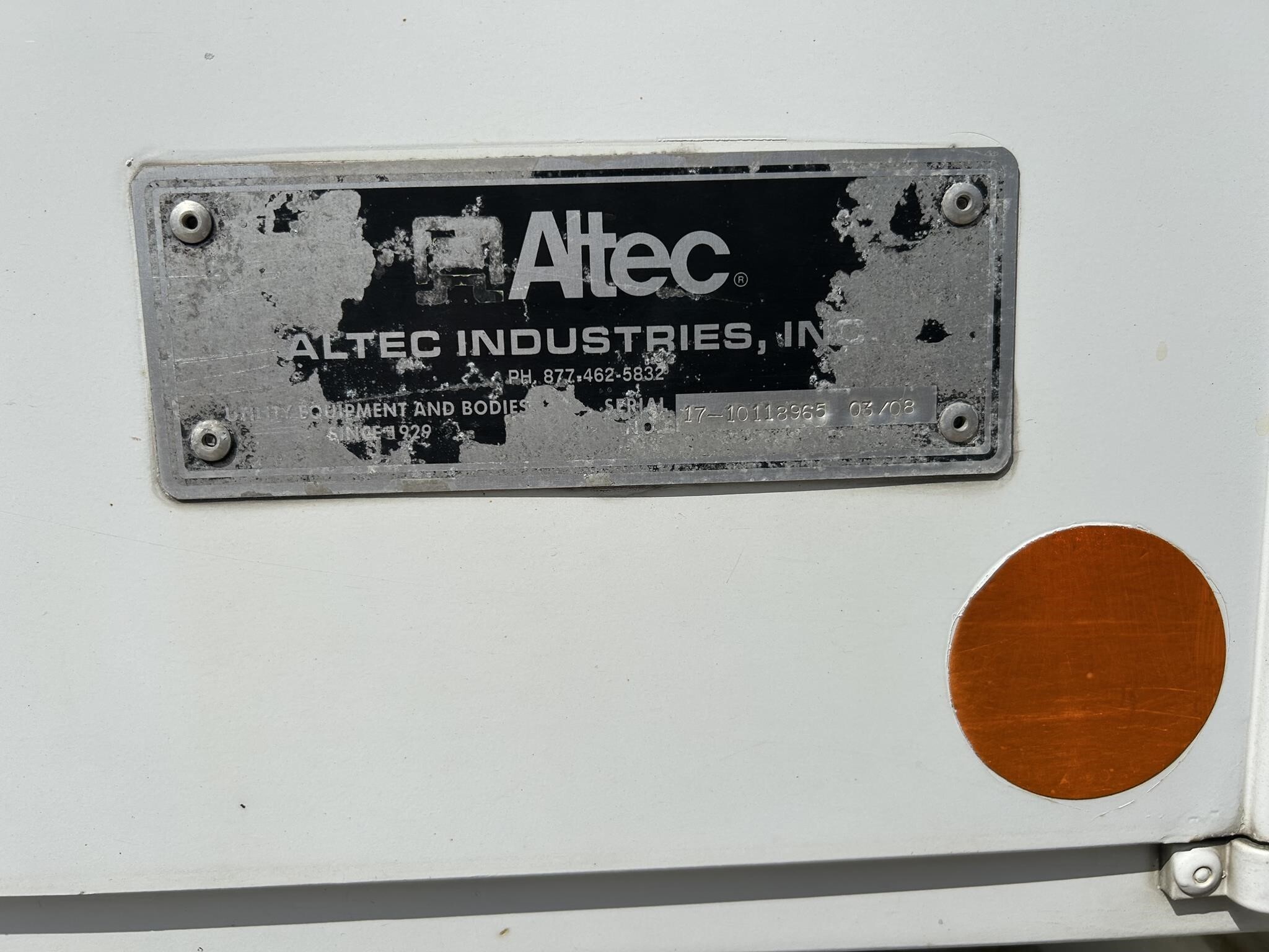 2008 Altec AA755L Crane