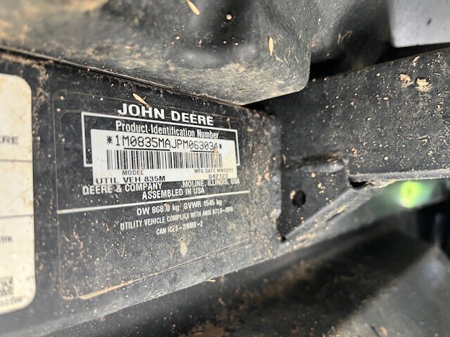 2023 John Deere XUV 835M ATVs and Utility Vehicle
