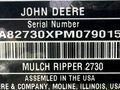 2021 John Deere 2730 In-Line Ripper