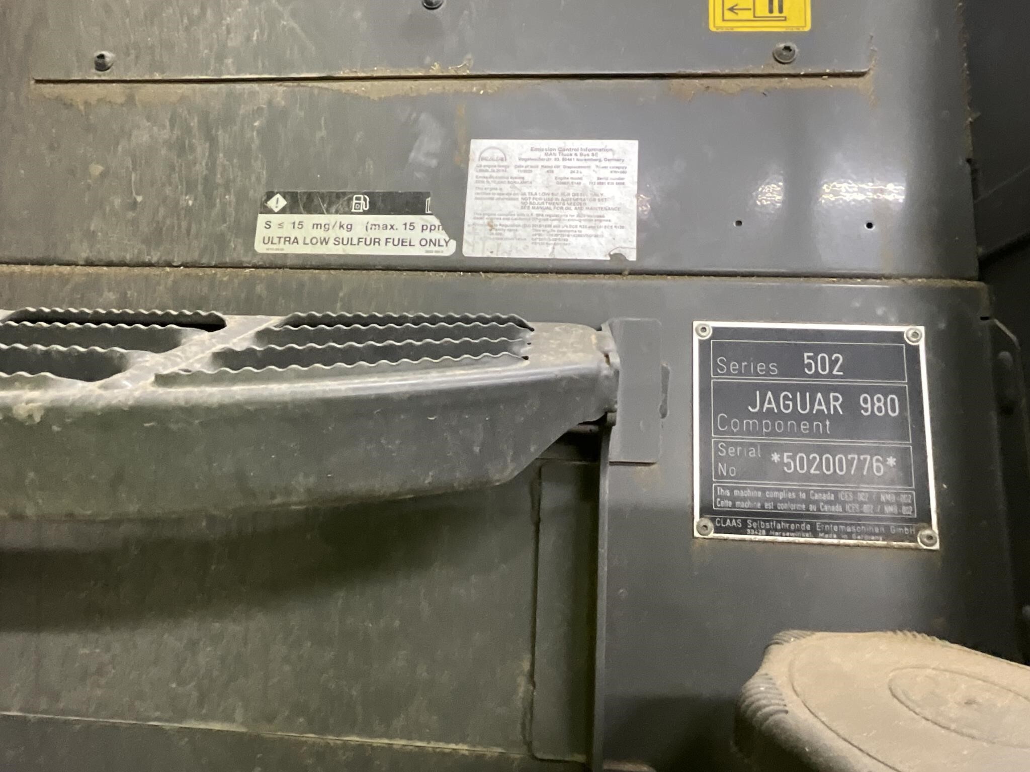 2021 Claas Jaguar 980 Self-Propelled Forage Harvester