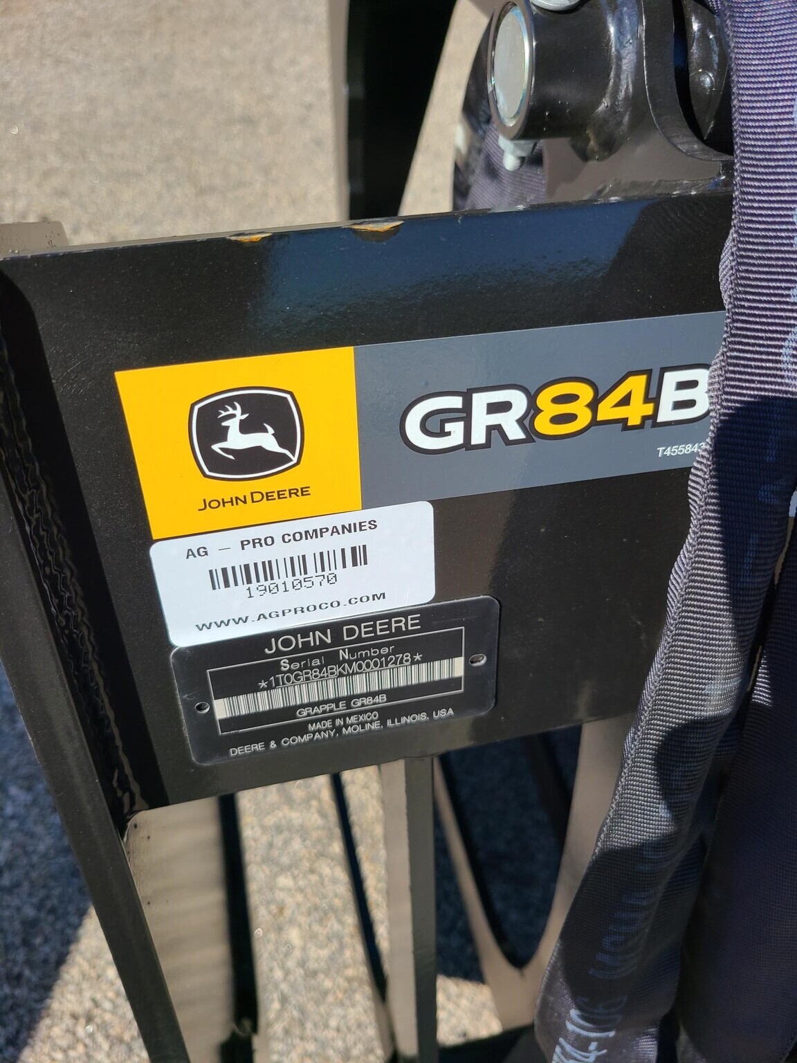 2025 John Deere GR84B Loader and Skid Steer Attachment