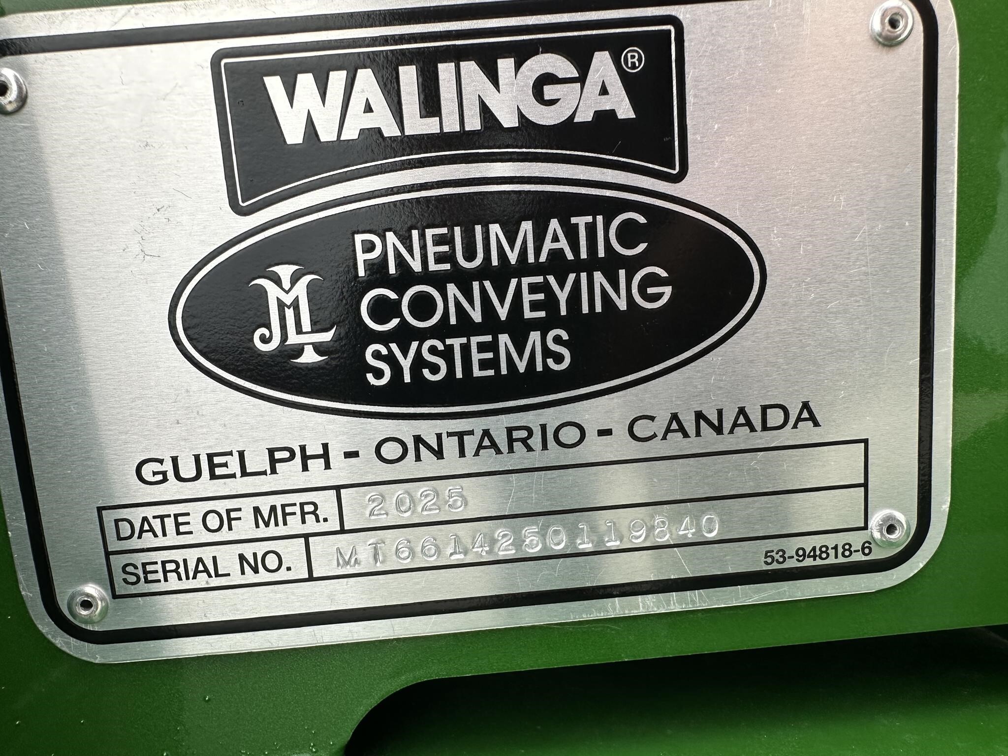 Walinga AGRI-VAC 6614 Grain Vac