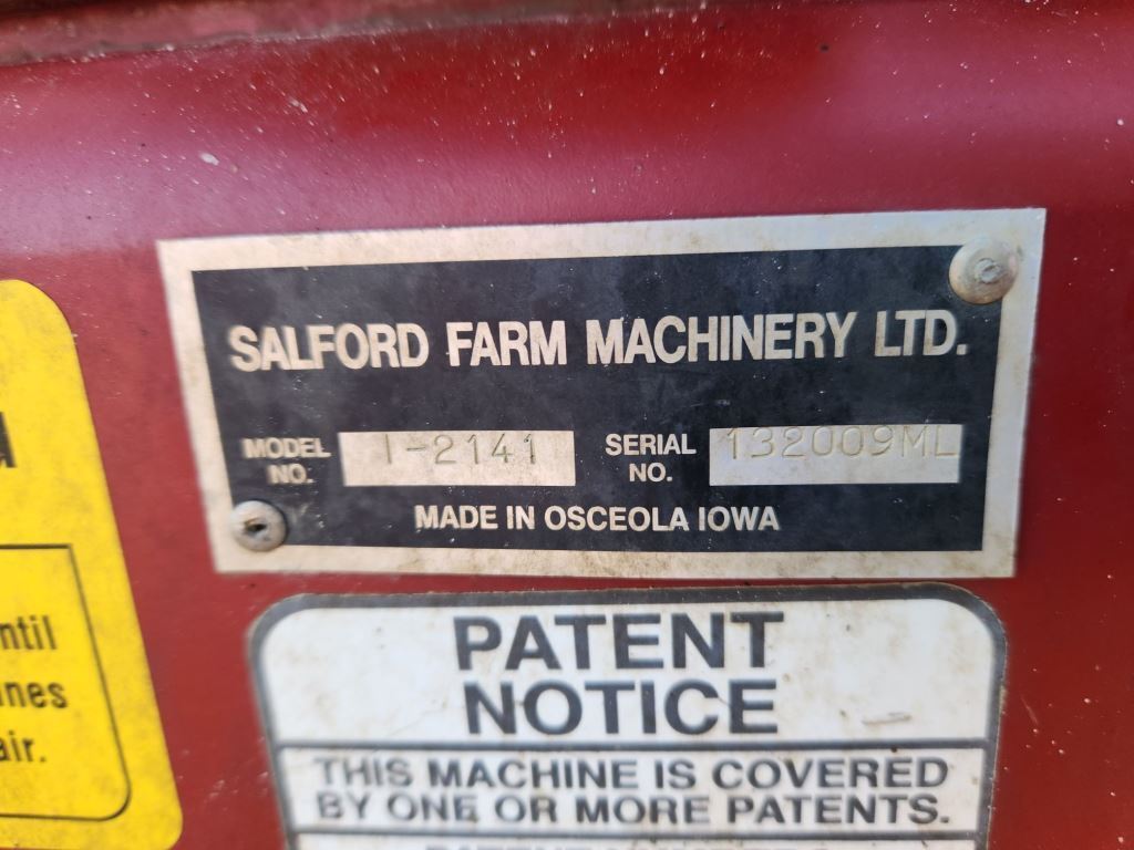 2013 Salford I-2141 Vertical Tillage