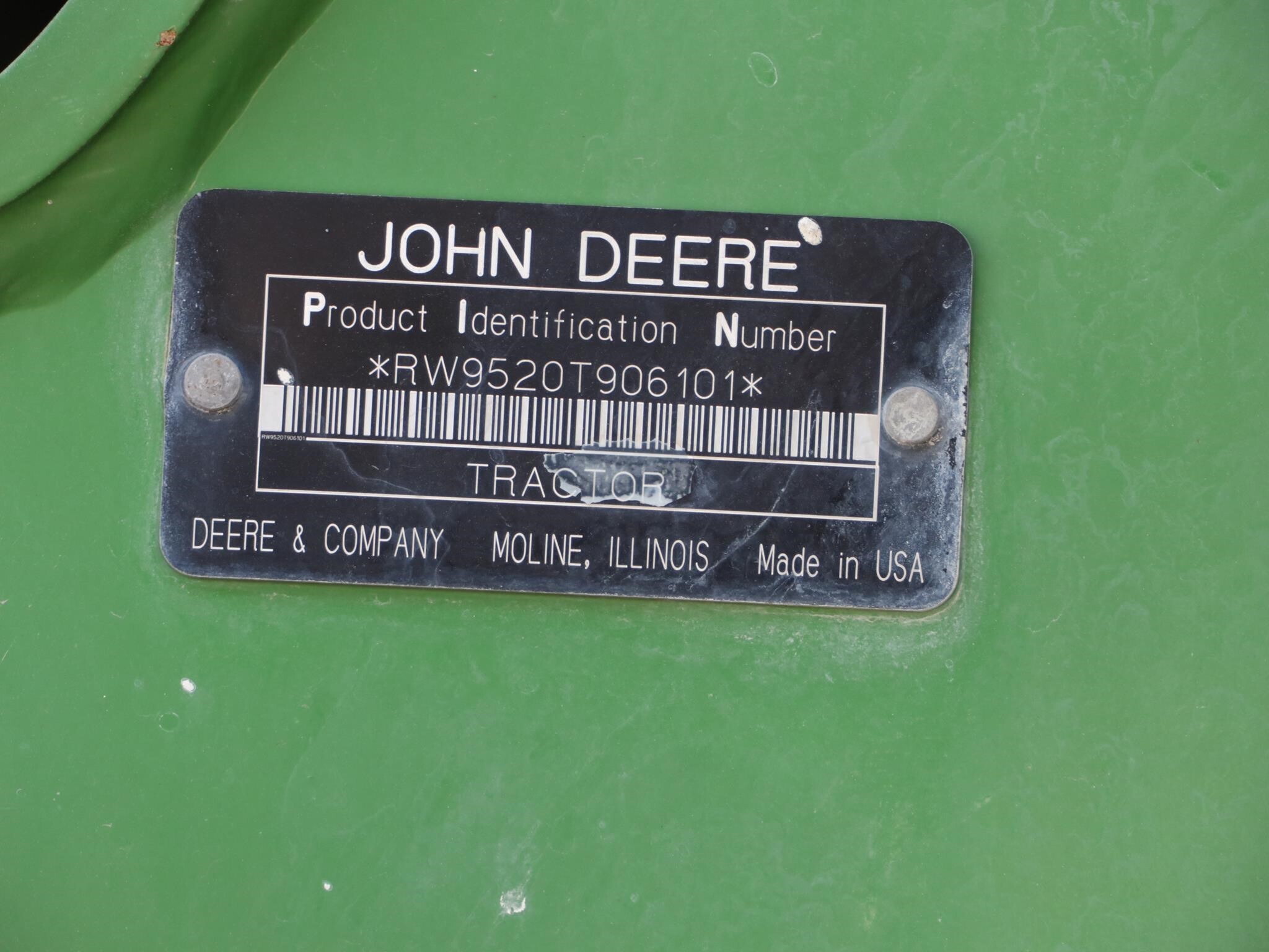 2006 John Deere 9520T Tractor
