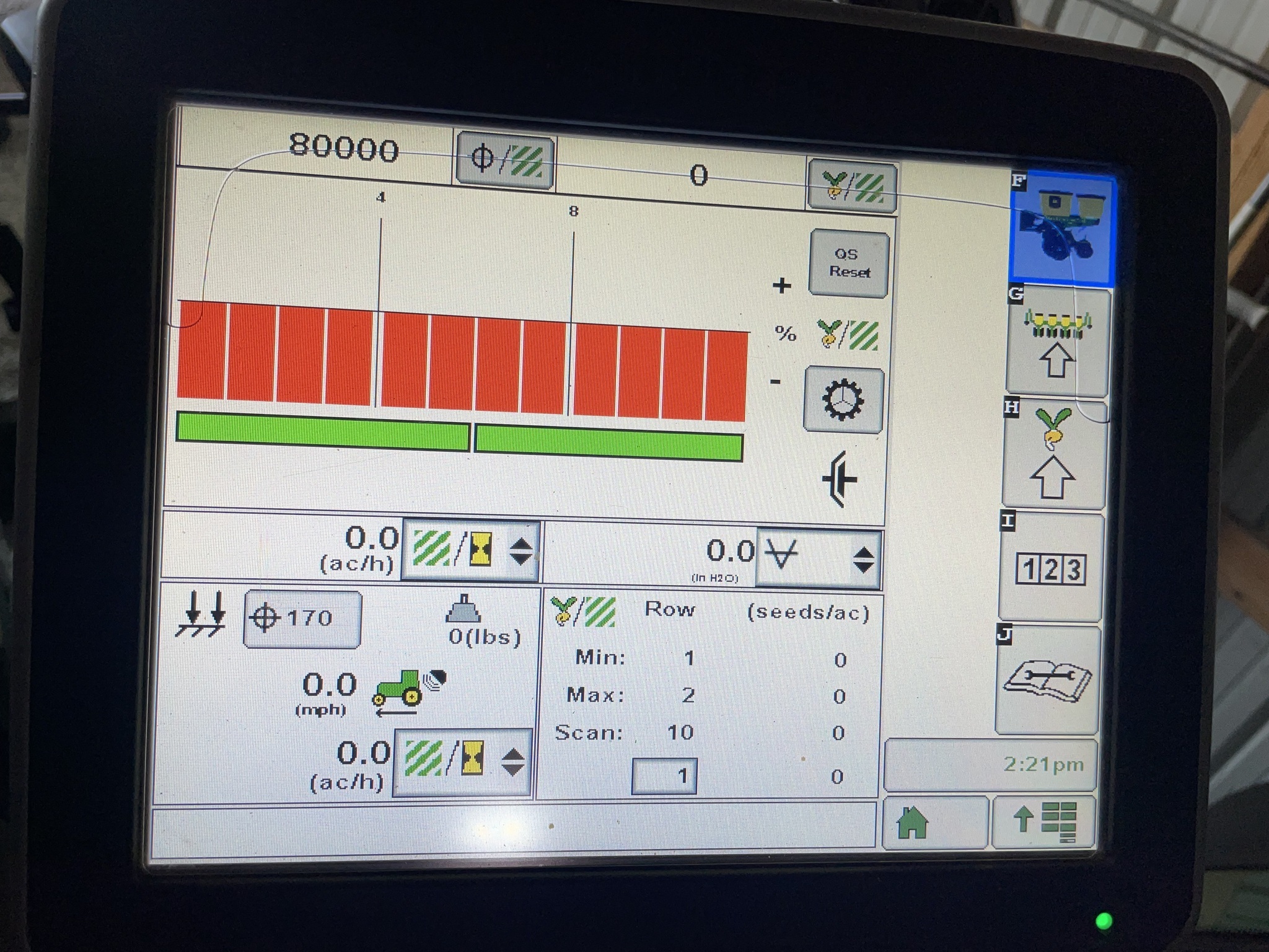 2011 John Deere 1770NT Planter