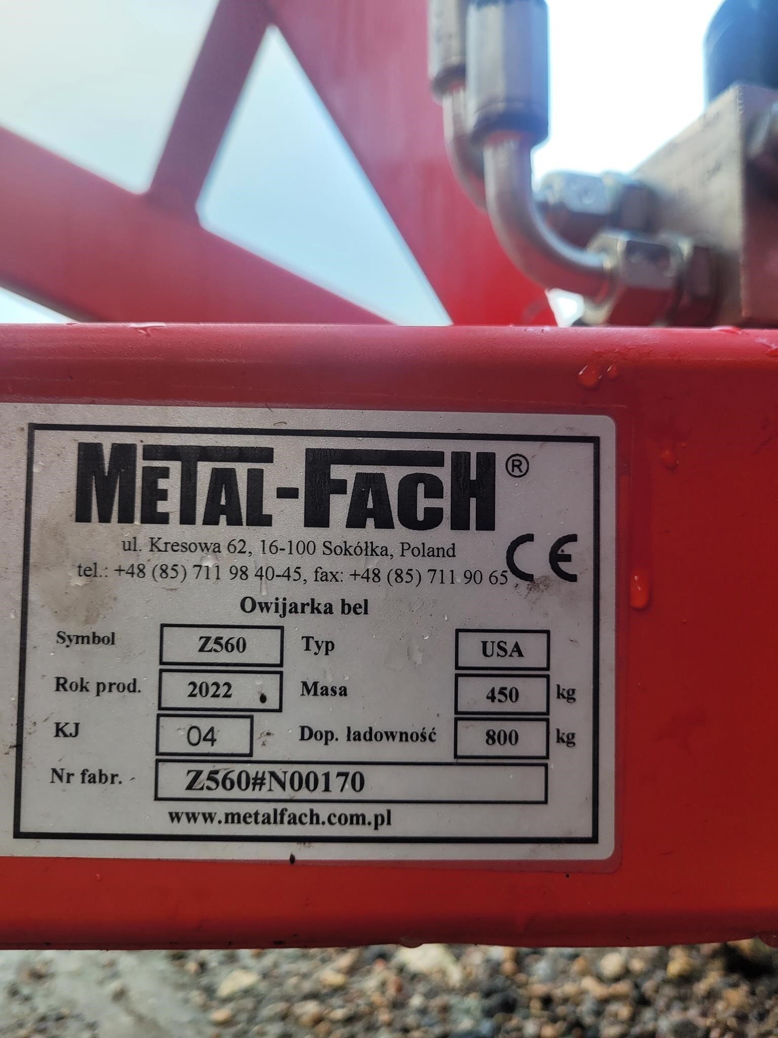2025 Metal-Fach Z560 Bale Wrapper