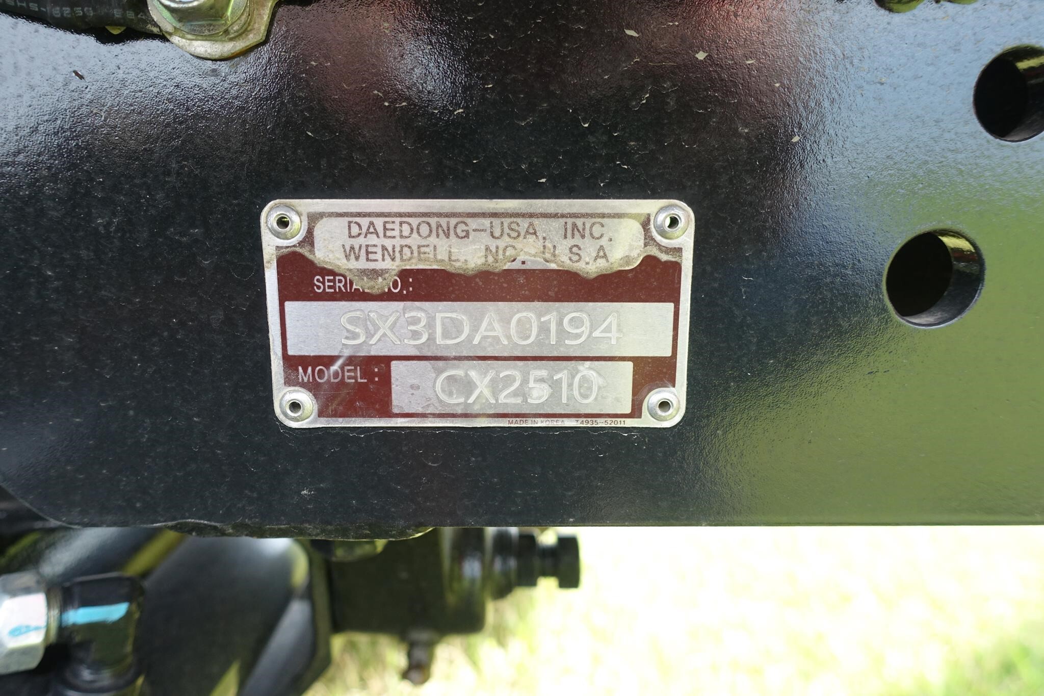 2025 Kioti CX2510 Tractor