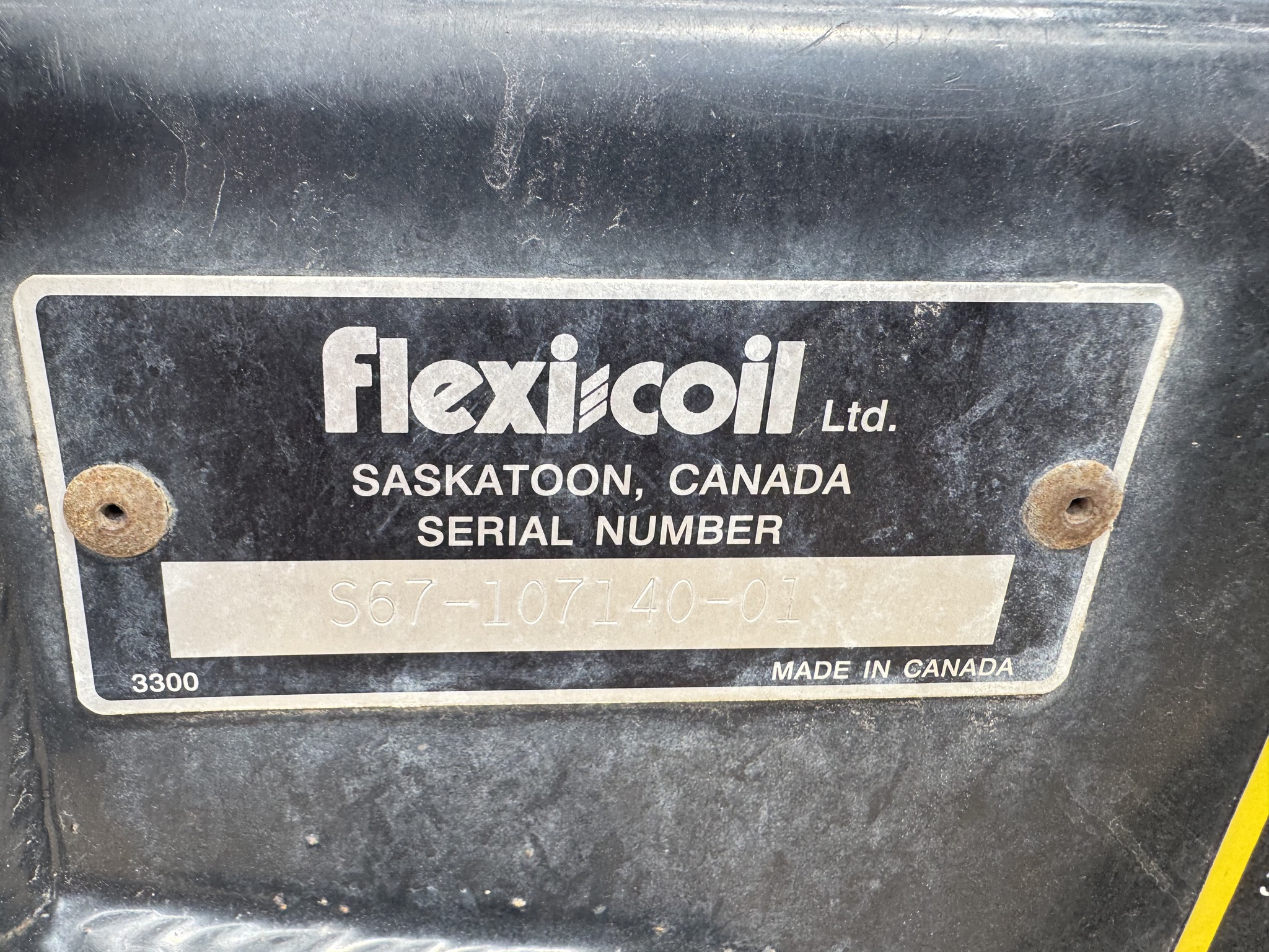2001 Flexi-Coil S67 Pull-Type Sprayer