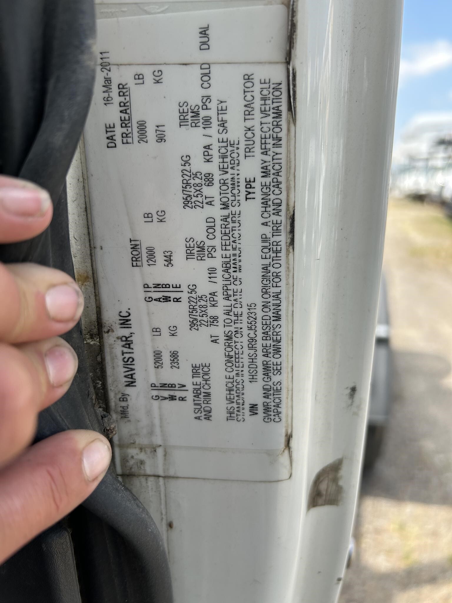 2012 International ProStar Semi Trucks/Trailer